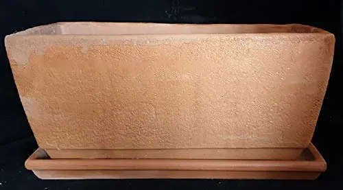 Set Completo Fioraie e Sottovasi in Terracotta - 40 cm