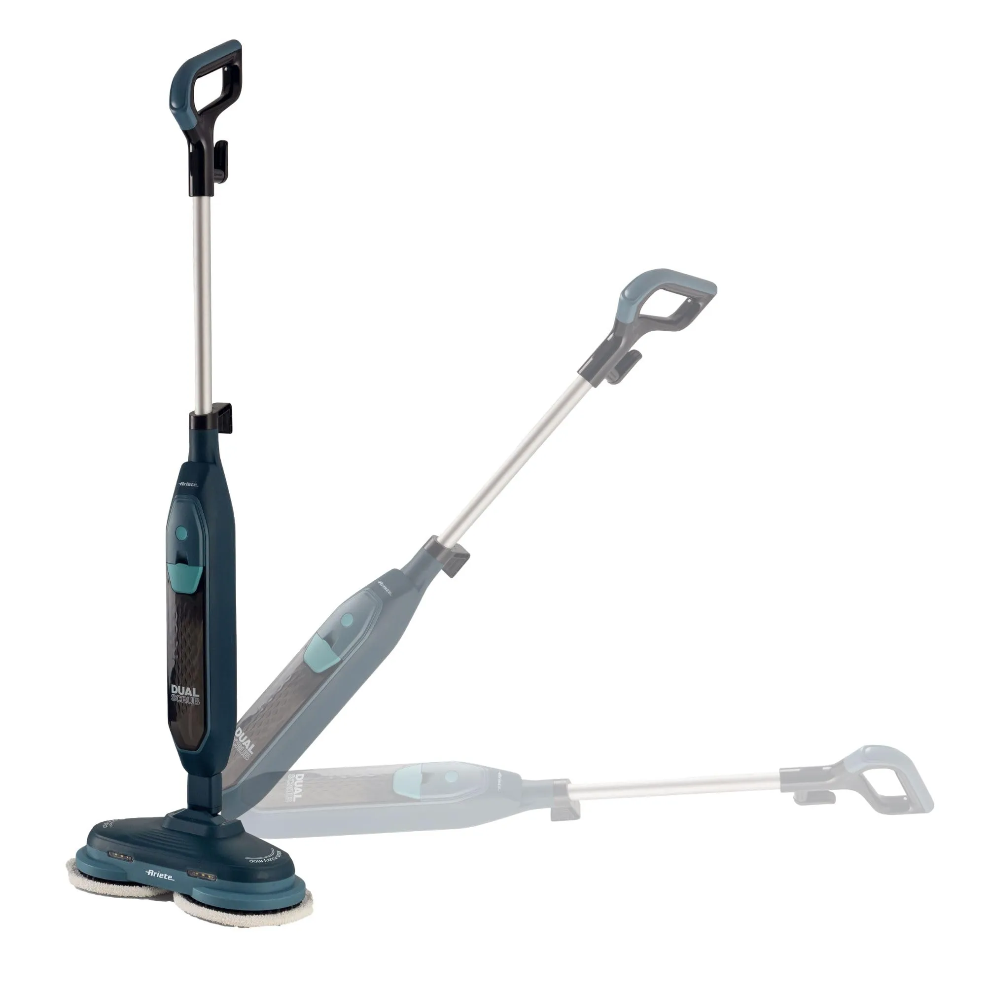 Ariete 4178 Dual Steam Scrub - Scopa a Vapore con Panni Rotanti