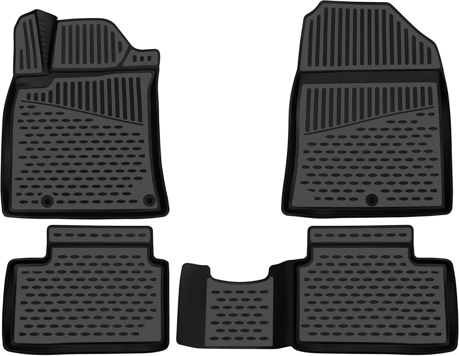 Tappetini Auto in Gomma Antiscivolo 3D Premium Element per Peugeot 3008 (2017+)