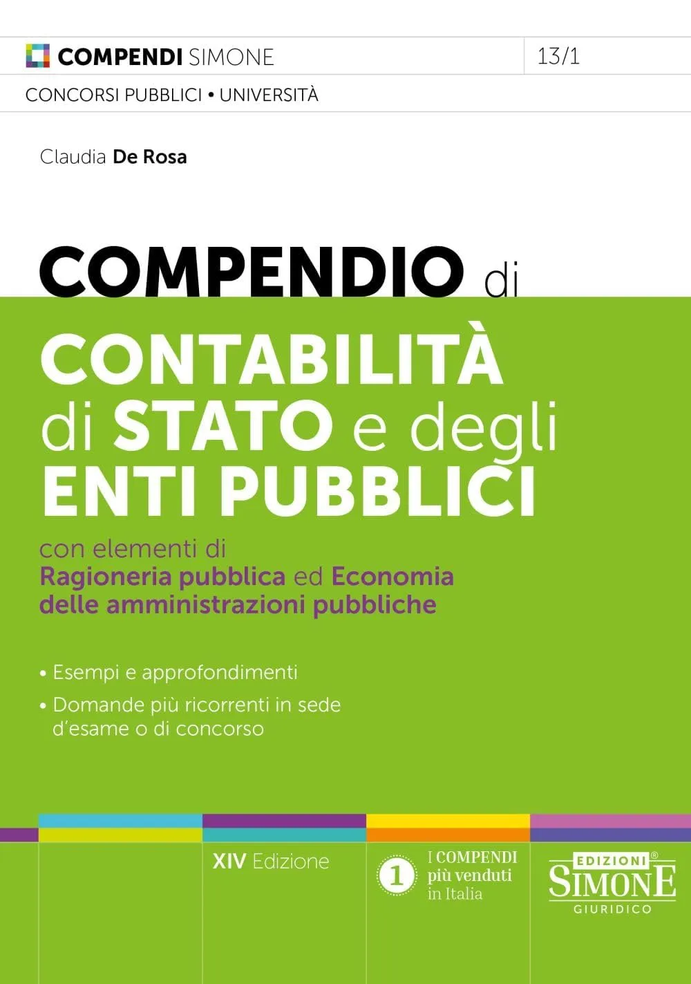 Compendio di Contabilità di Stato e degli Enti Pubblici - Edizione Giuridiche Simone