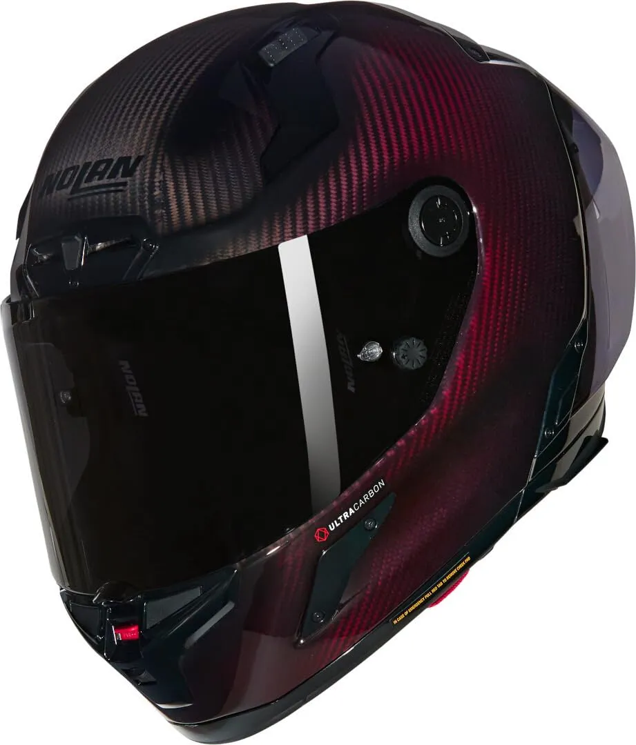 Nolan X-804 RS Ultra Carbon Liquido Casco Integrale - Rosso Liquido (326)