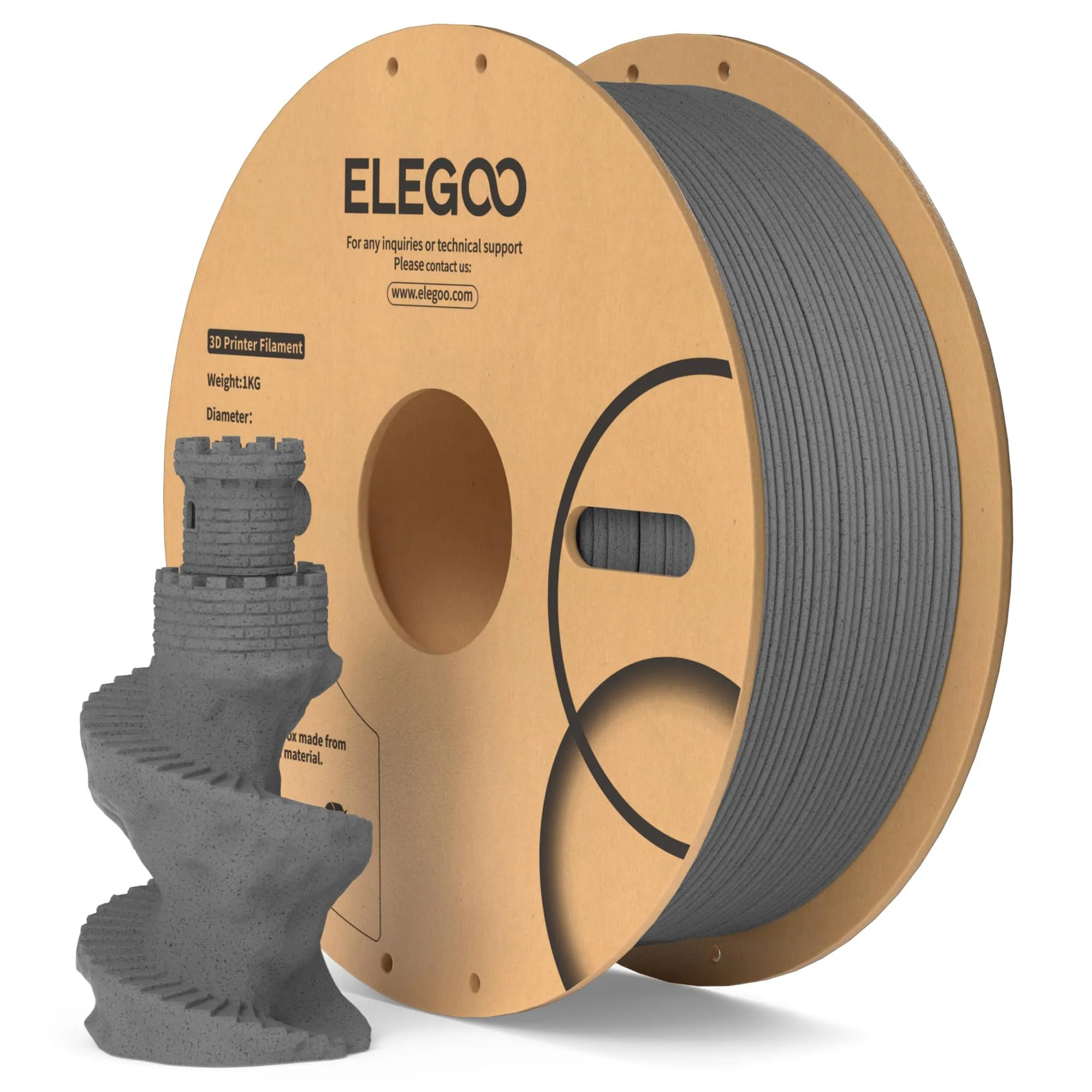 ELEGOO Filamento PLA Matte Beige 1 kg