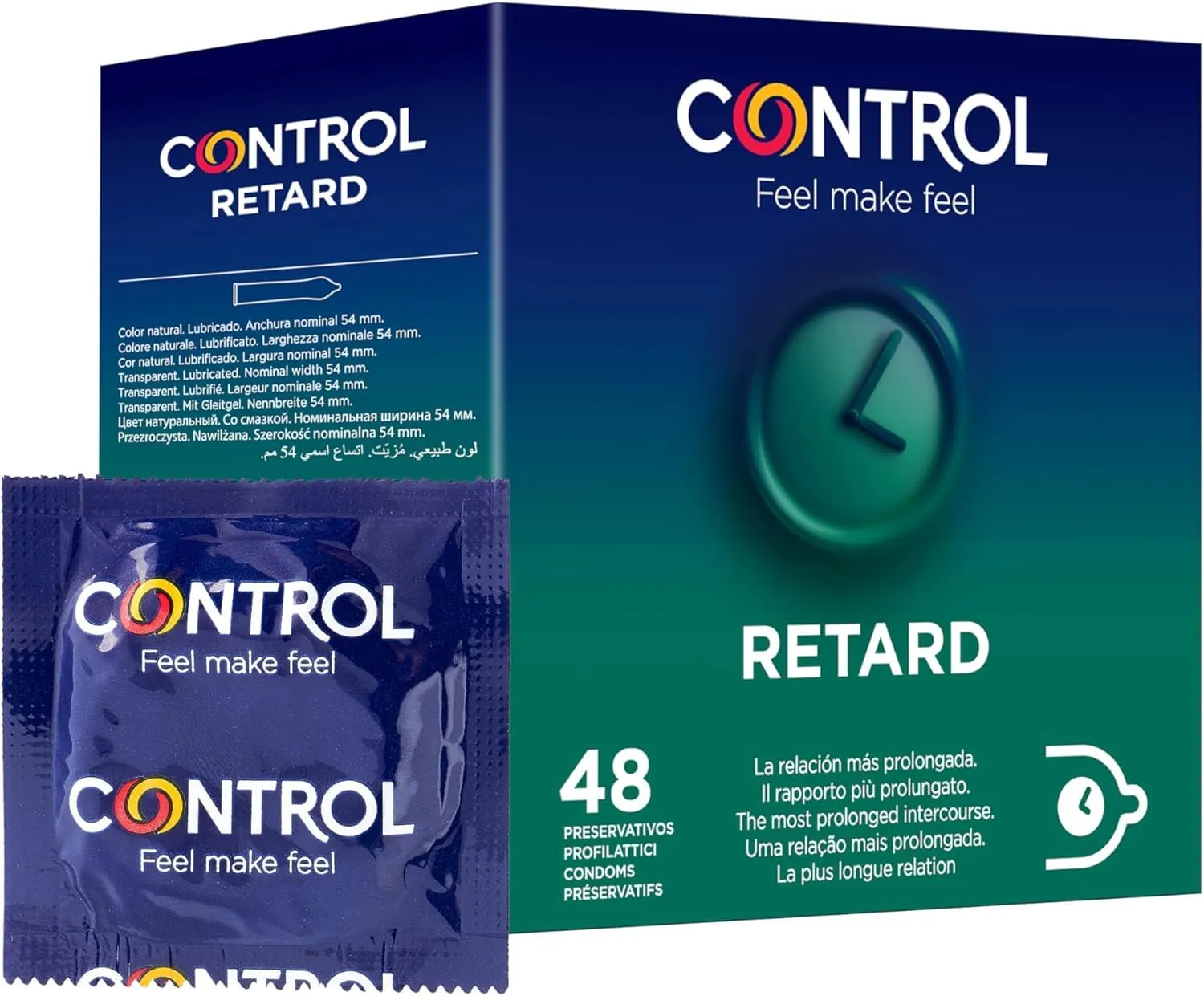 CONTROL Retard Preservativi Ritardanti - 48 Profilattici