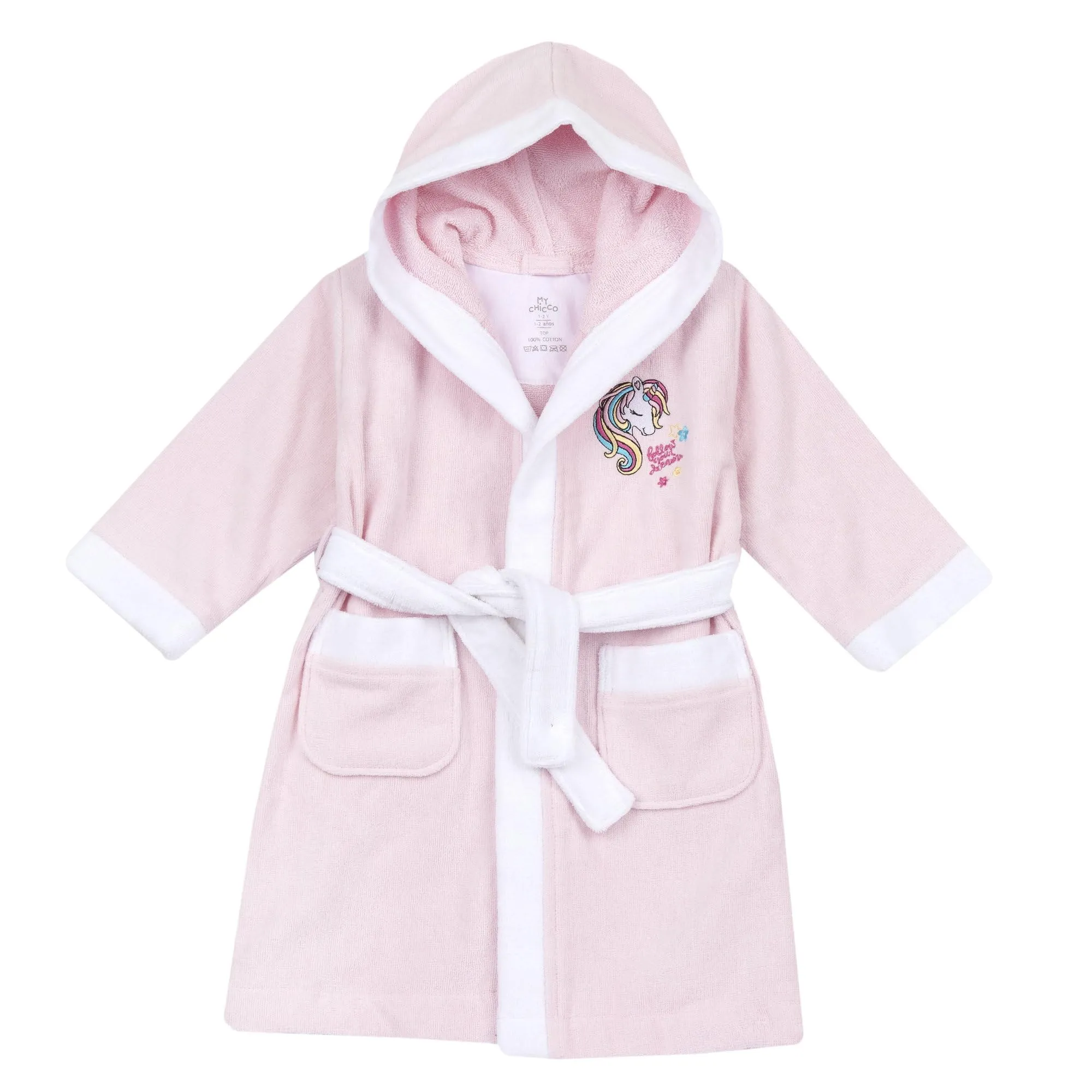 Chicco Accappatoio Unicorno in Spugna per Bambini