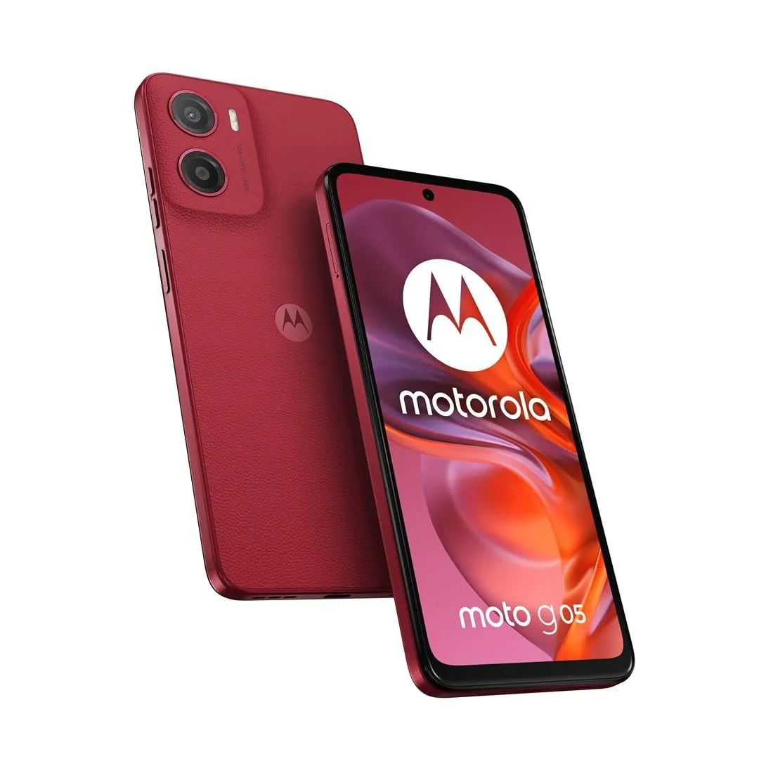 Motorola Moto G05 Rosso - Smartphone 6.67" 4/64GB 5200mAh 50MP Android 14