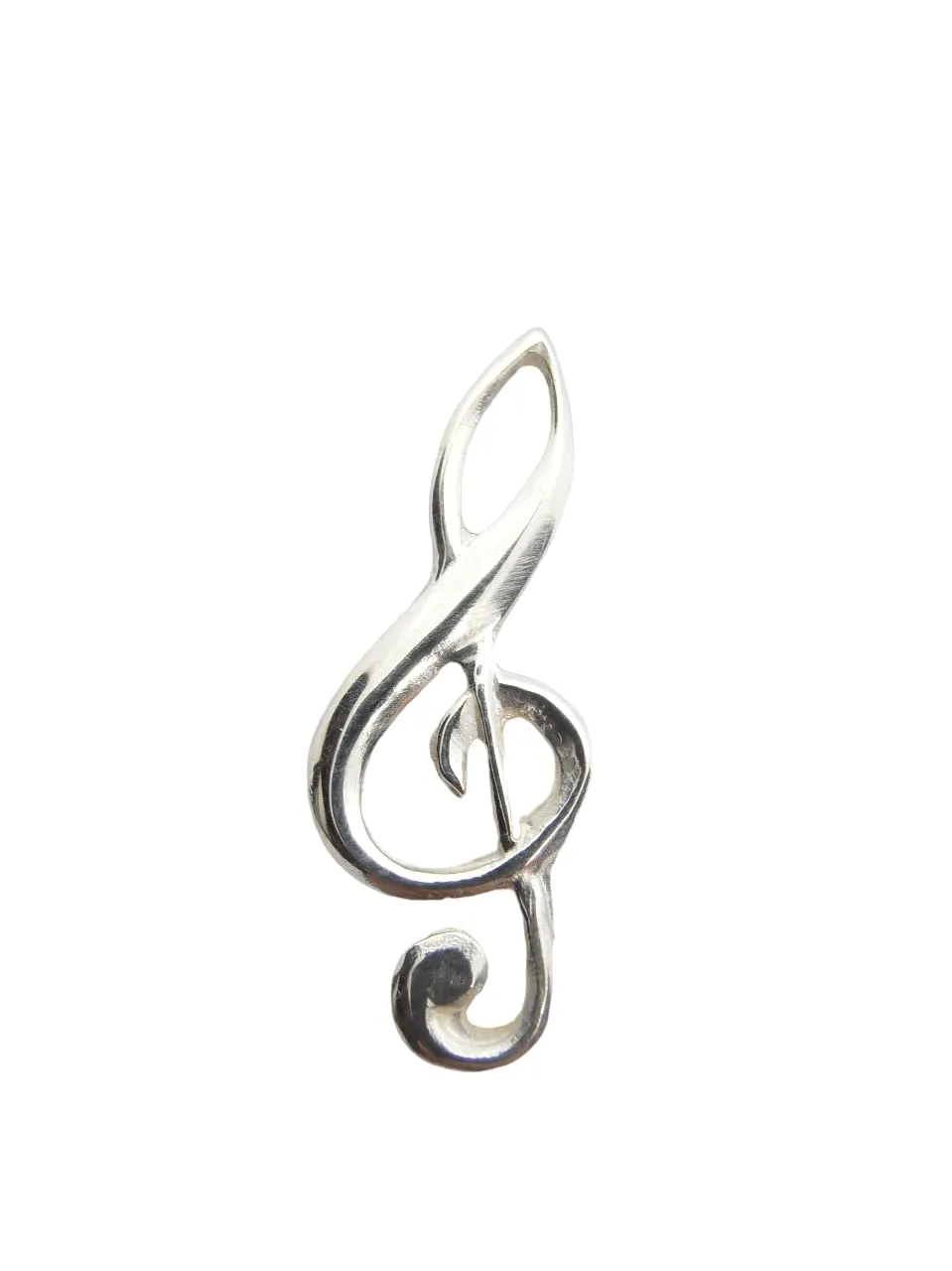 Chiave di Violino: Spilla da Giacca in Argento 925