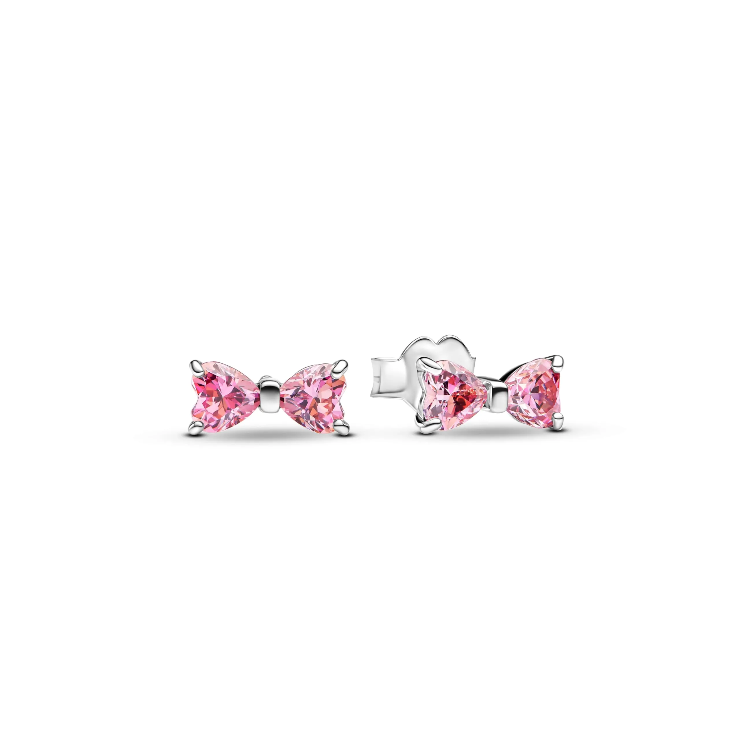 Pandora Timeless Orecchini Pendenti Fiocco Rosa 293505C01