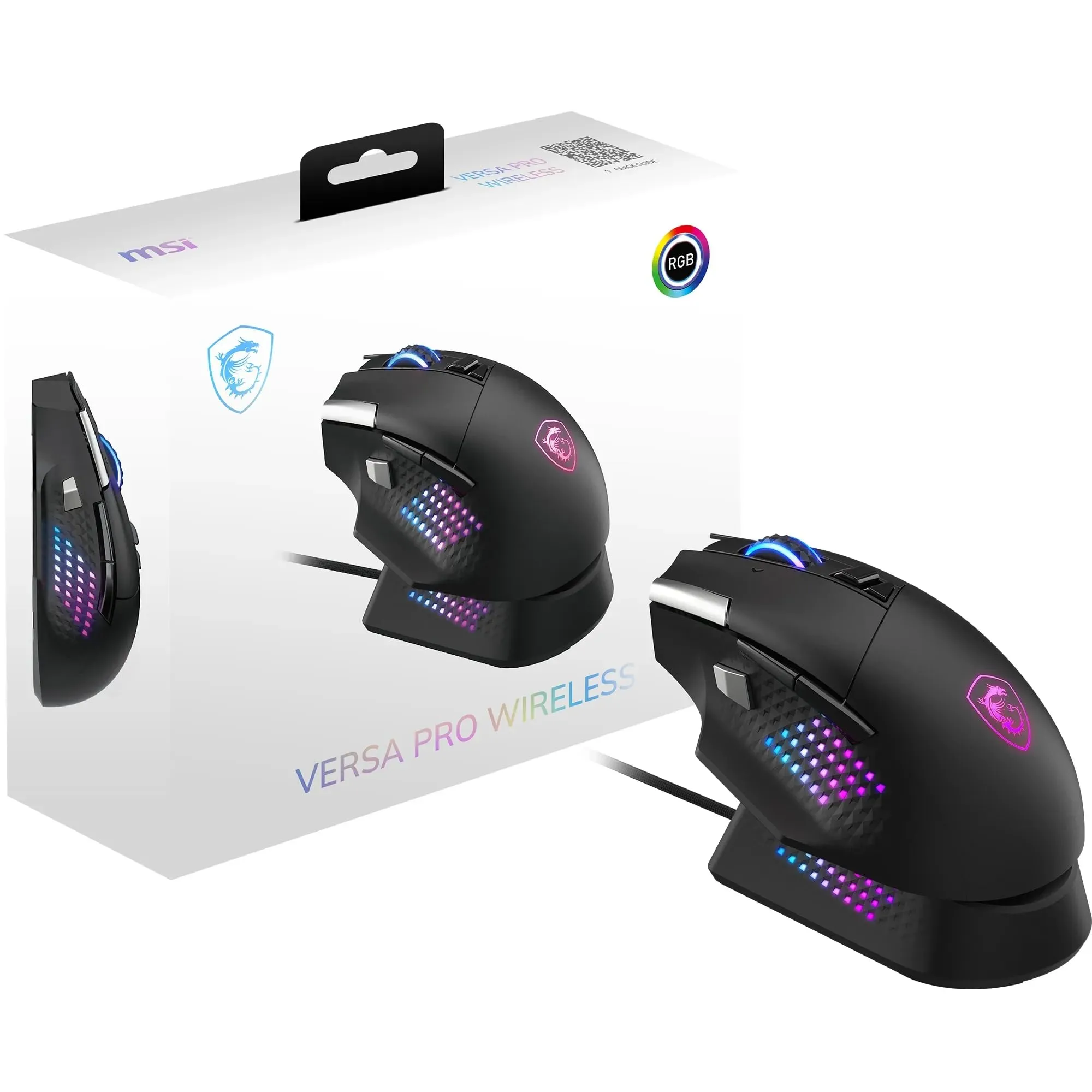 MSI Versa Pro Wireless + Mouse Dock Pro: Il Mouse Gaming Definitivo