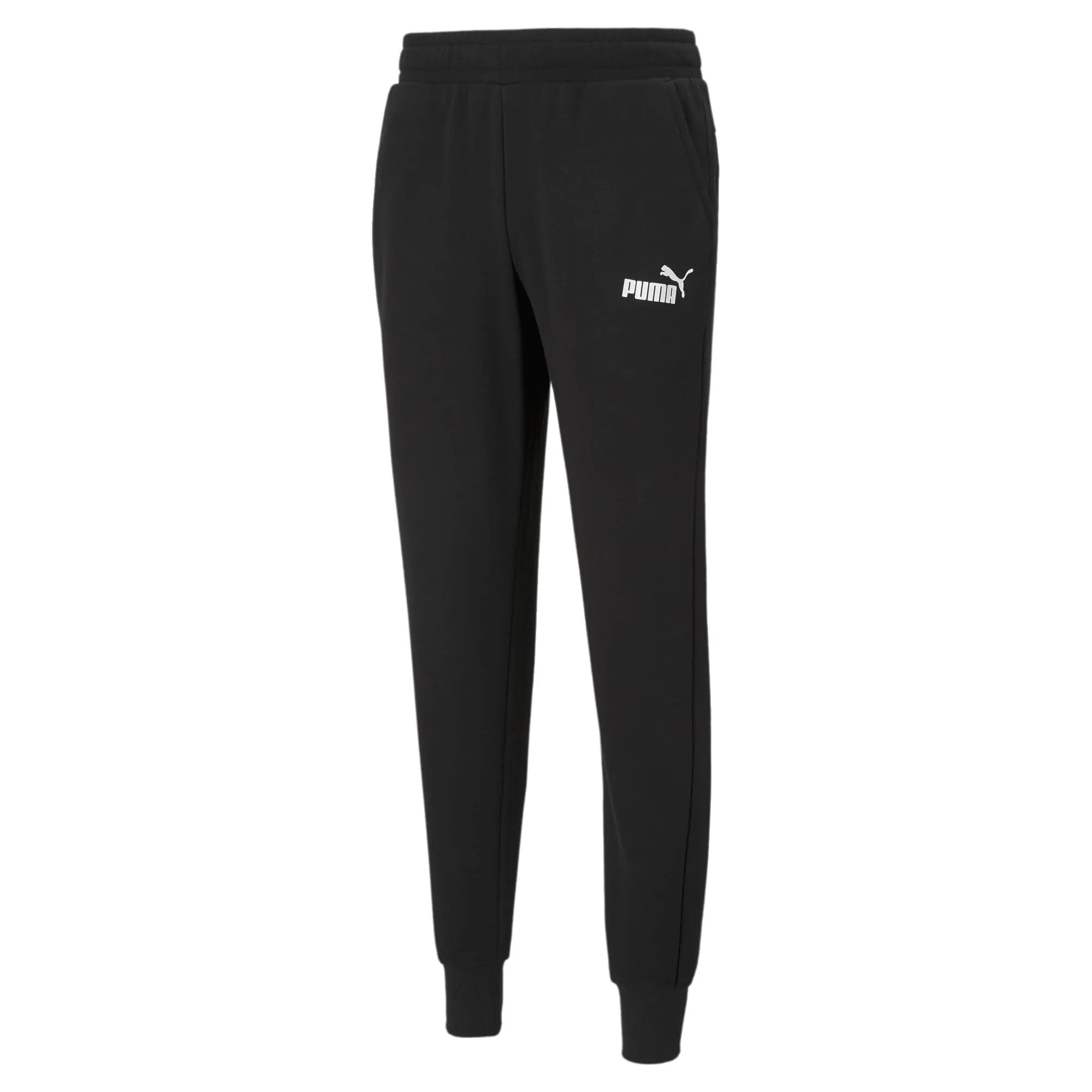PUMA Essentials Logo – Pantaloni sportivi da uomo, Nero