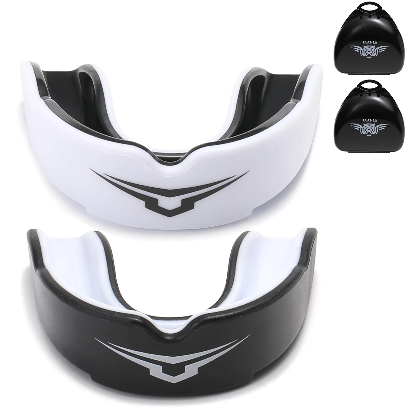 Paradenti per Bambini 11-16 Anni (Confezione da 2) - Protezione Orale Comfortevole per Sport da Contatto