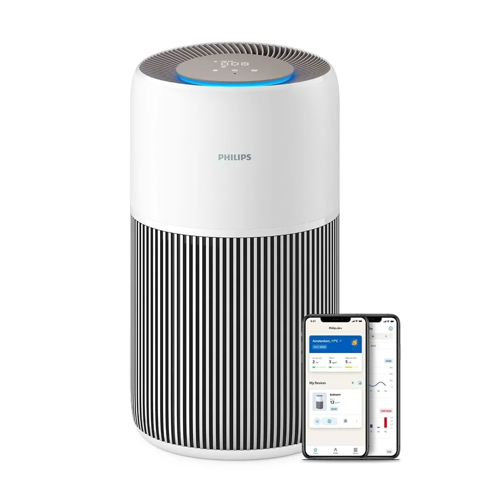 Purificatore d'Aria Philips Serie 2200 (AC2210/10) - HEPA NanoProtect, CADR 400m³/h