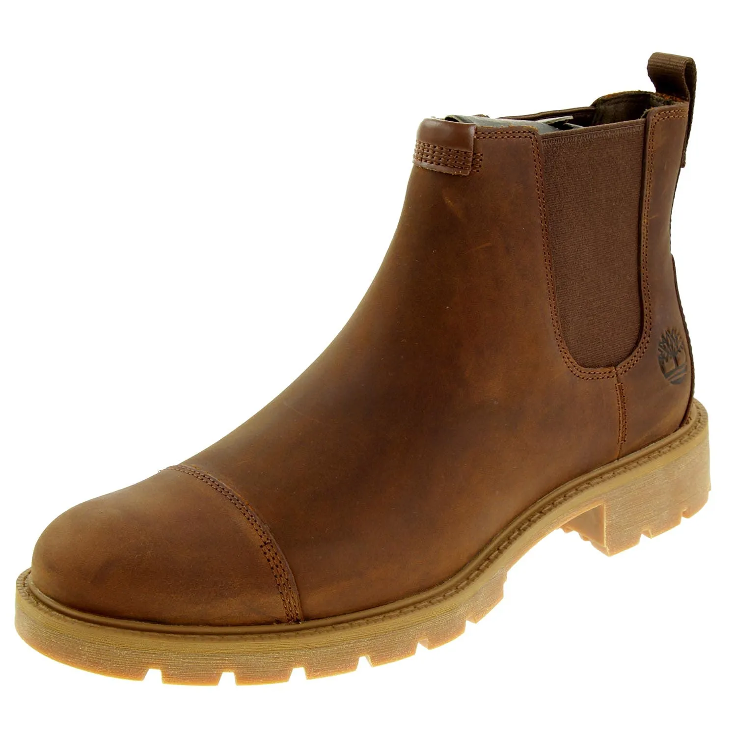 Timberland Elmhurst Chelsea Basic, Stivali Chelsea, Uomo, Saddle