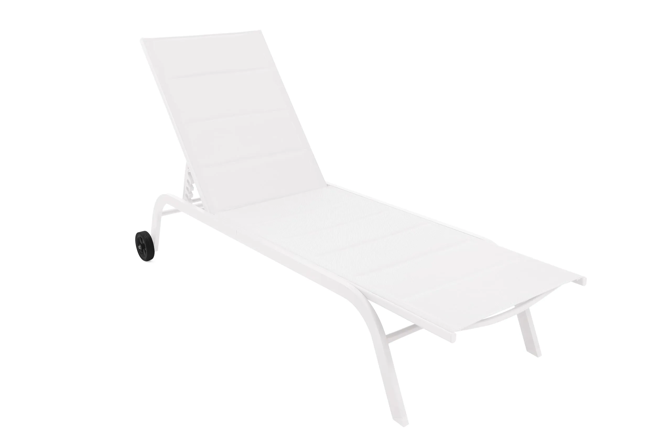 Lettino Prendisole Cleo Bianco di Garden Friend