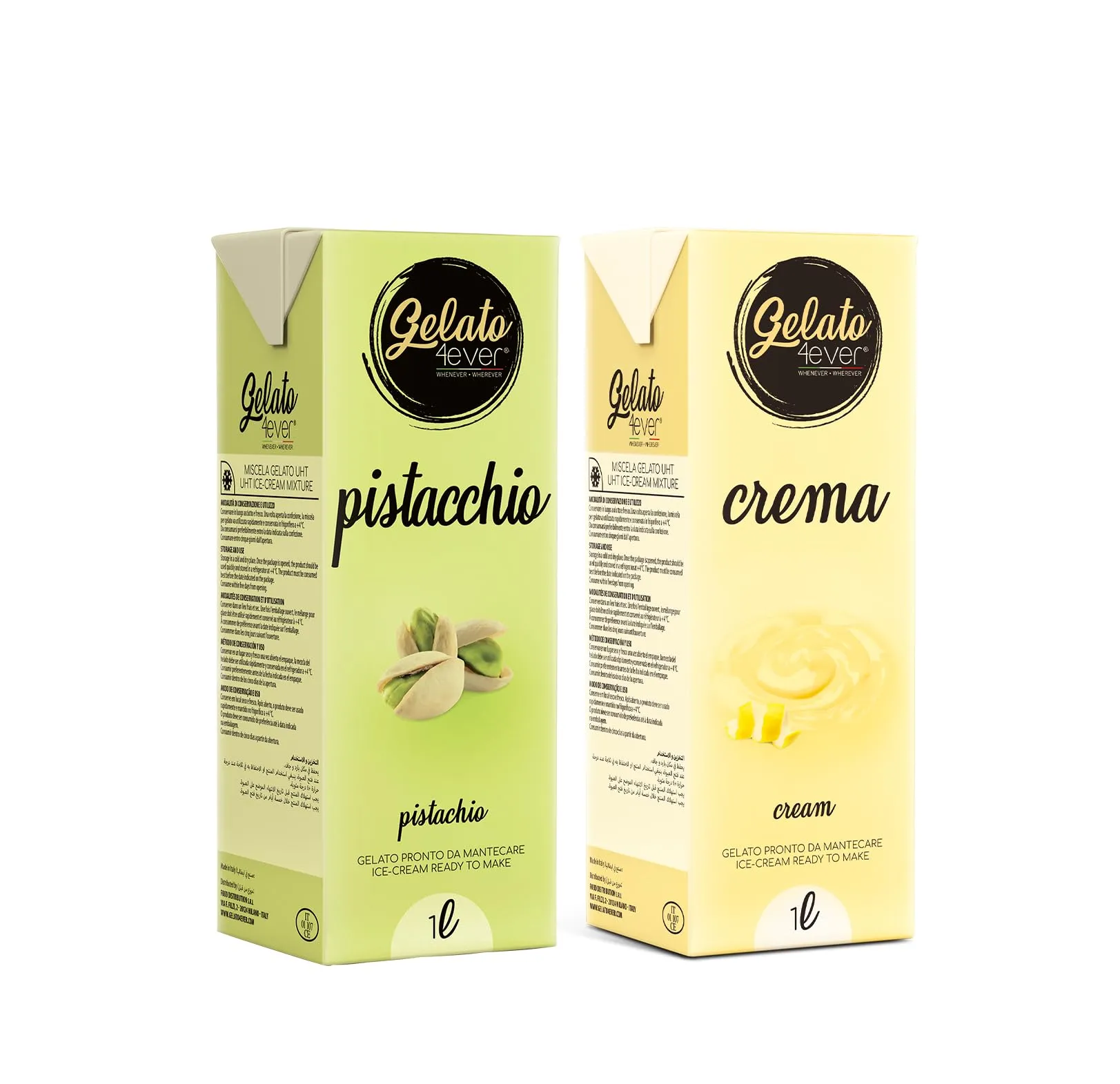 Gelato 4ever - Bundle Crema e Pistacchio