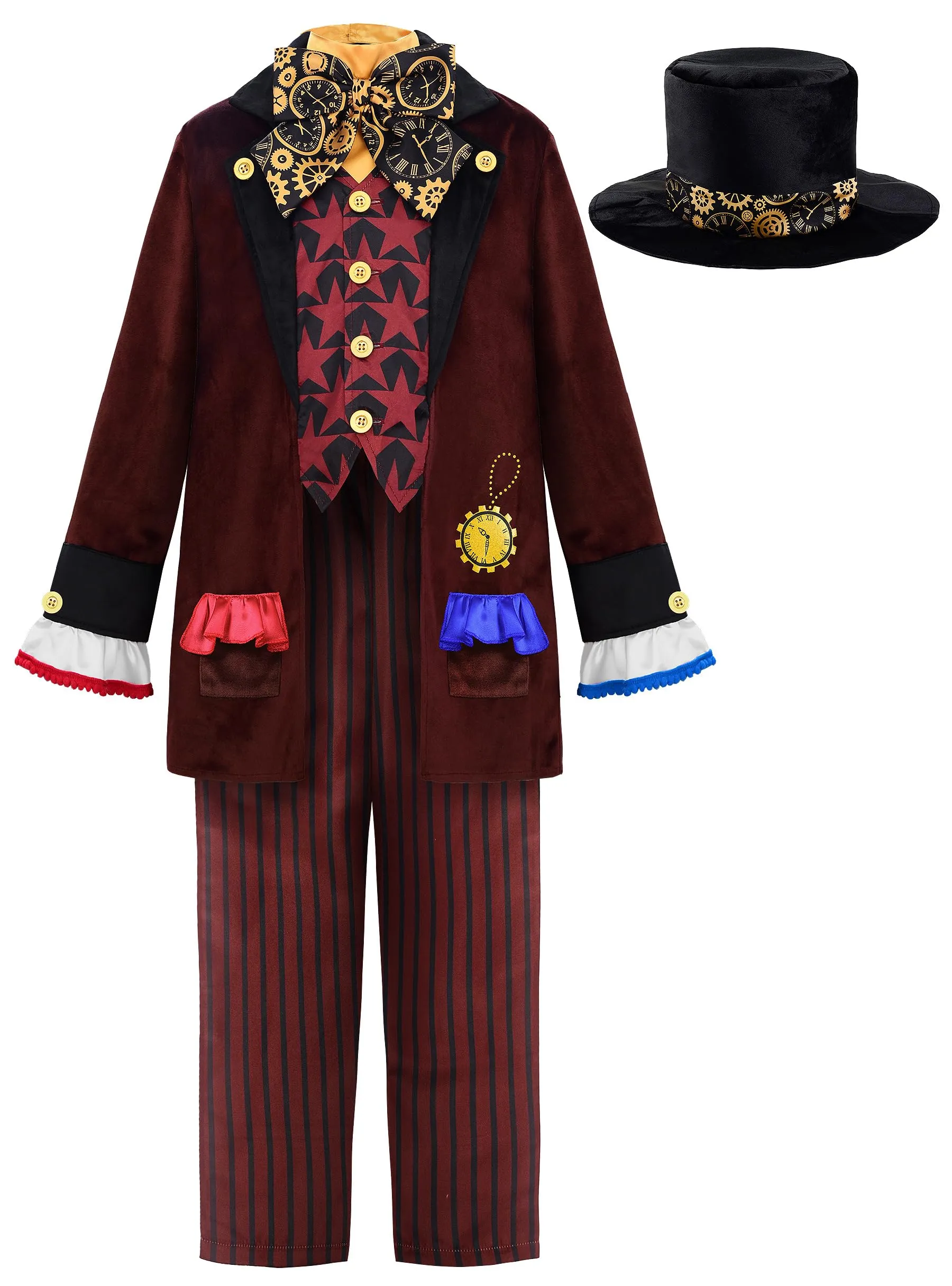 ReliBeauty Costume da Cappellaio Matto per Bambino: Un Tuffo nel Mondo di Alice