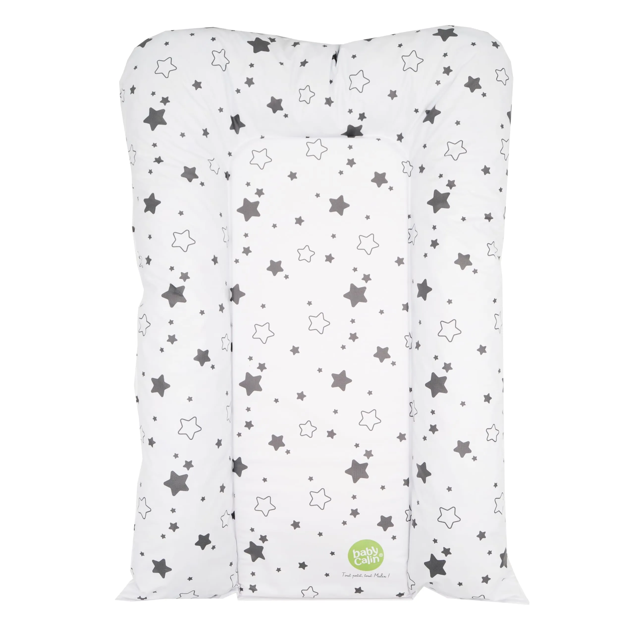 Fasciatoio Babycalin Fiocchi di Neve Stelle Grigie 50 x 70 cm