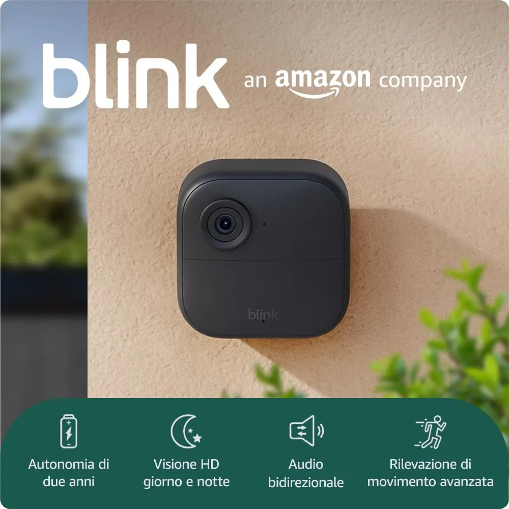 Blink Outdoor 4 - Sistema di sicurezza wireless smart HD