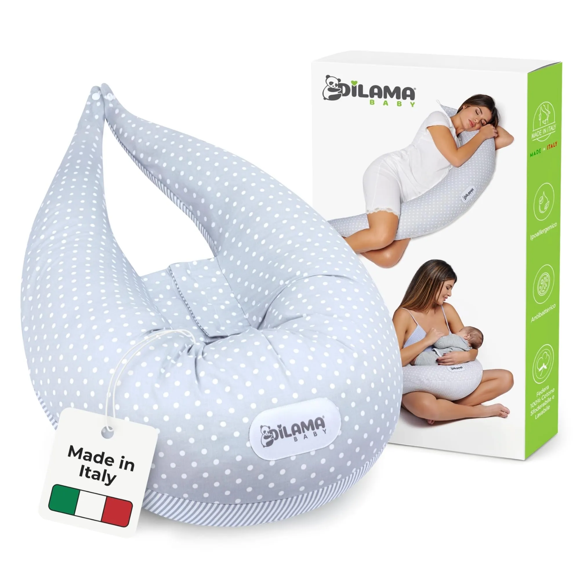 Dilamababy Cuscino Gravidanza Memo 9 in 1