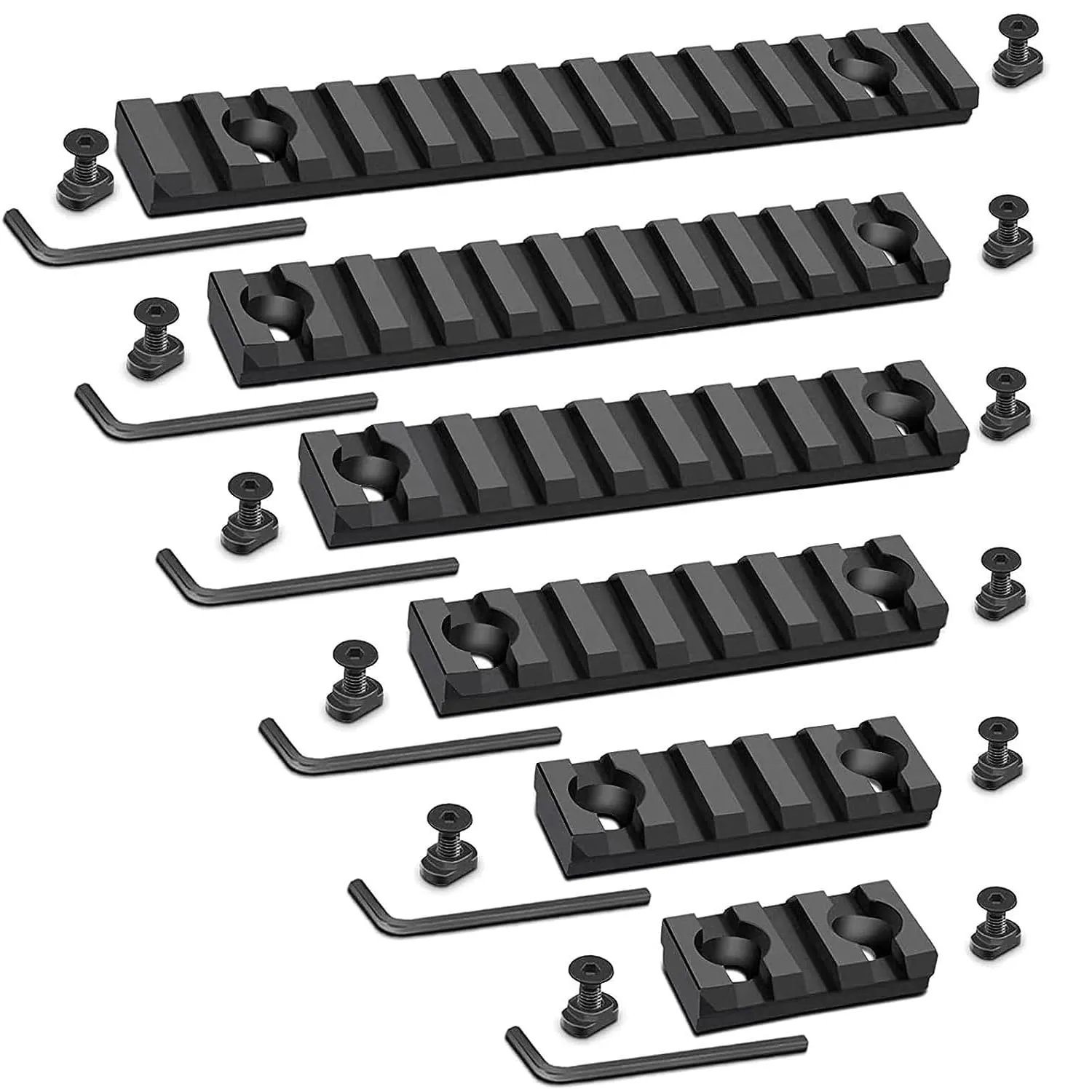 Guida Picatinny Singola in Alluminio Paike