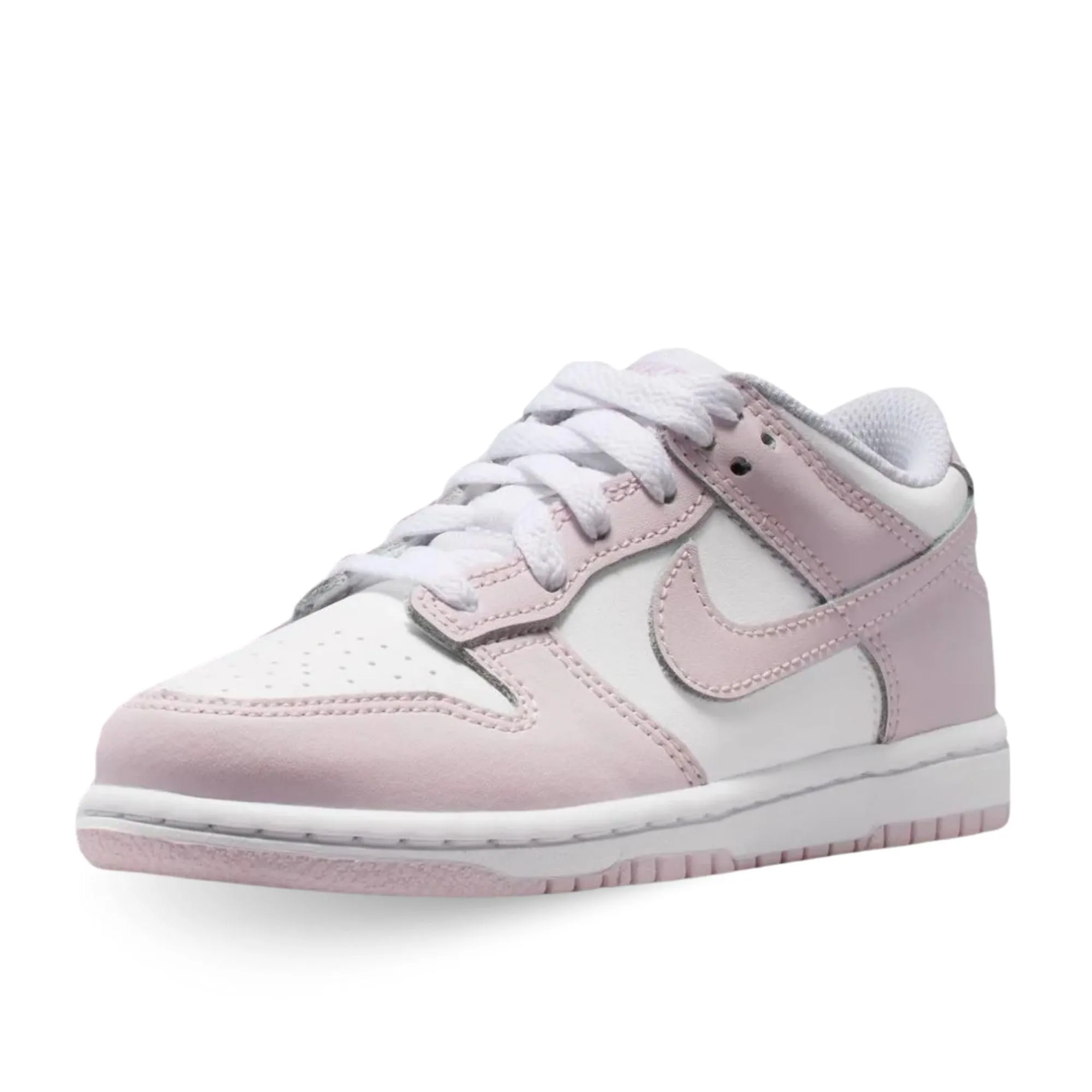 NIKE Dunk Low (PS) Bianco/Blu Taglia 35 Bambini