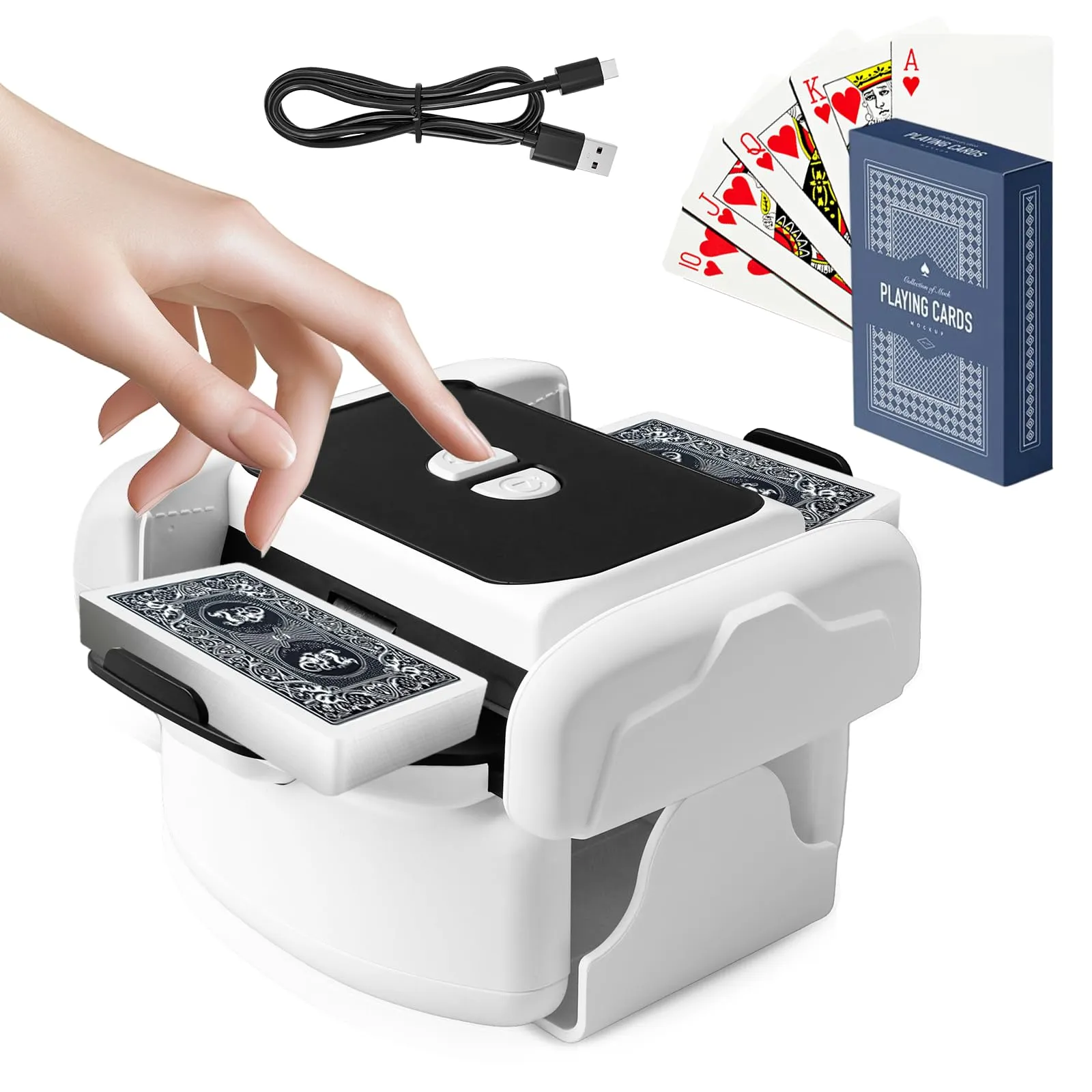 SZBJSMF Distributore di Carte da Gioco Elettronico Automatico