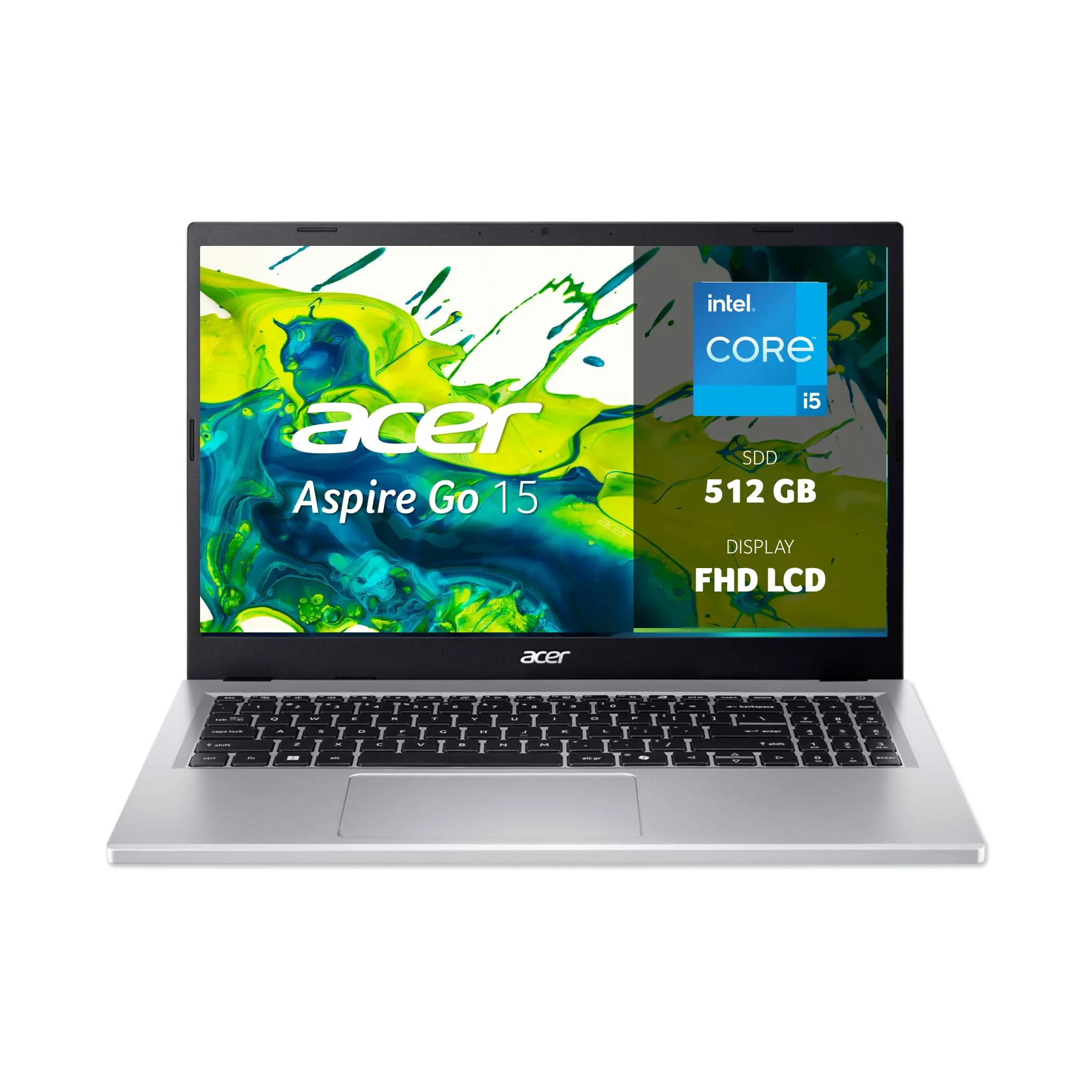 Acer Aspire Go 15 AG15-71P-51F8 Notebook con Intel Core i5, 32GB RAM, 512GB SSD, Display FHD 15.6" e Windows 11