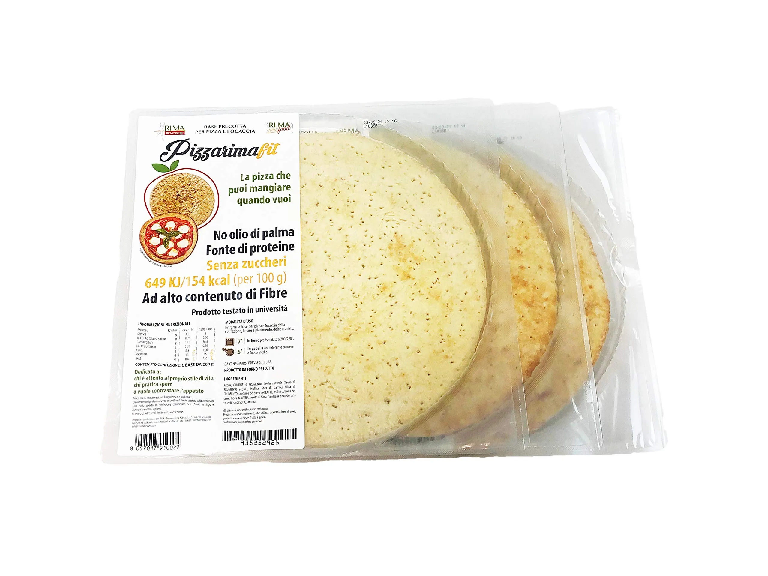 Pizza Dietetica Rima Benessere x3