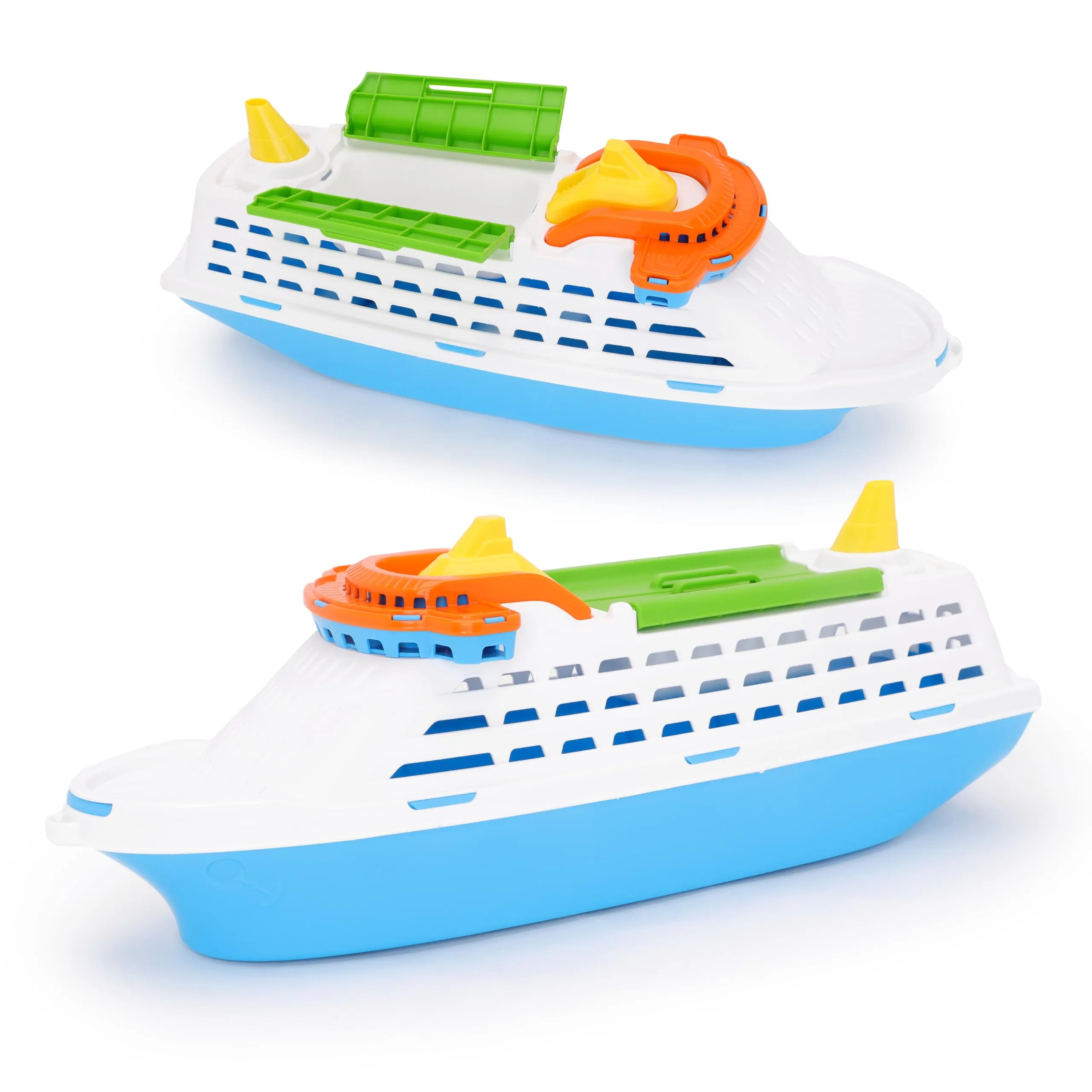 Toyland® Nave da Crociera Colorata con Porte Mobili