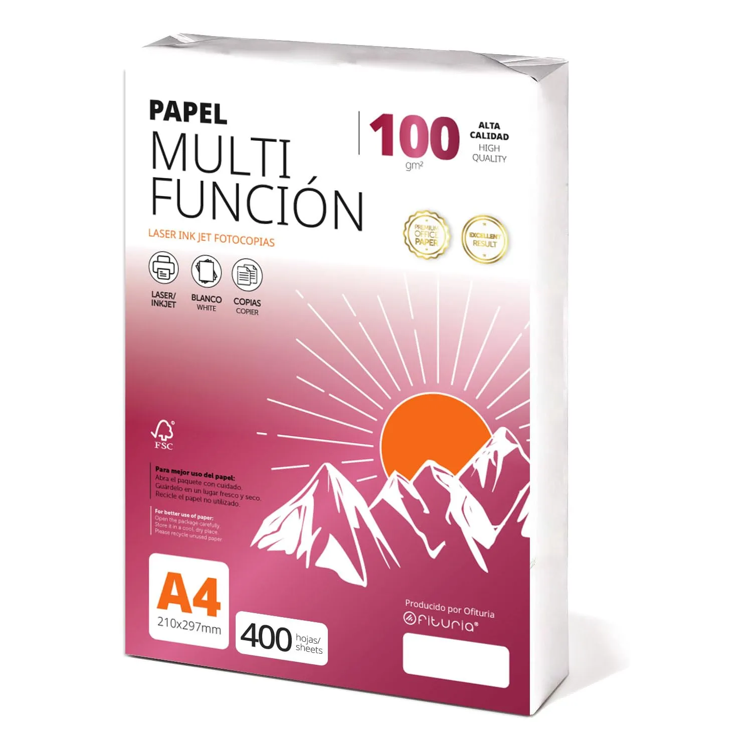 Ofituria Foglio A4 100 g - 400 Fogli