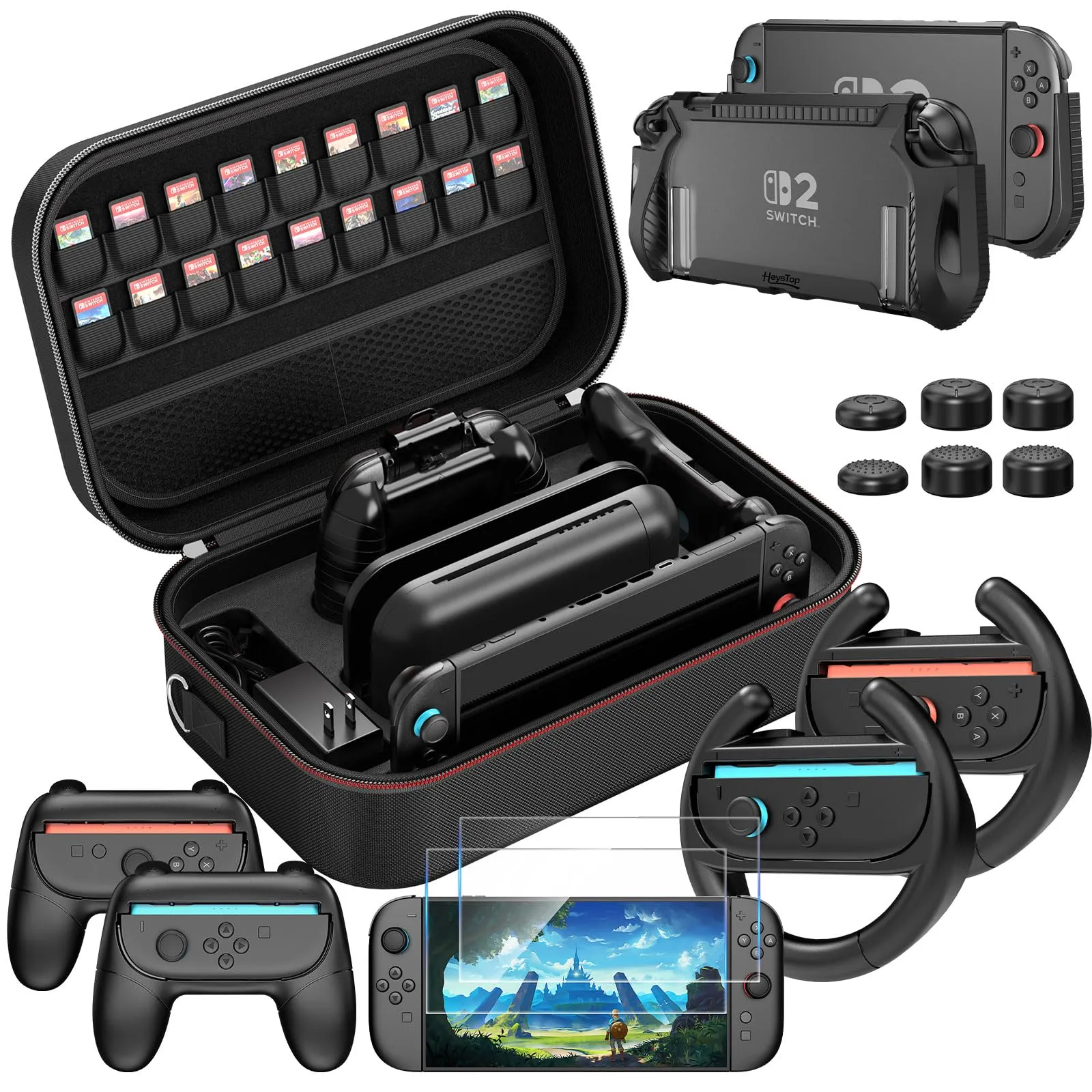 HEYSTOP Custodia Protettiva e Accessori per Nintendo Switch 2