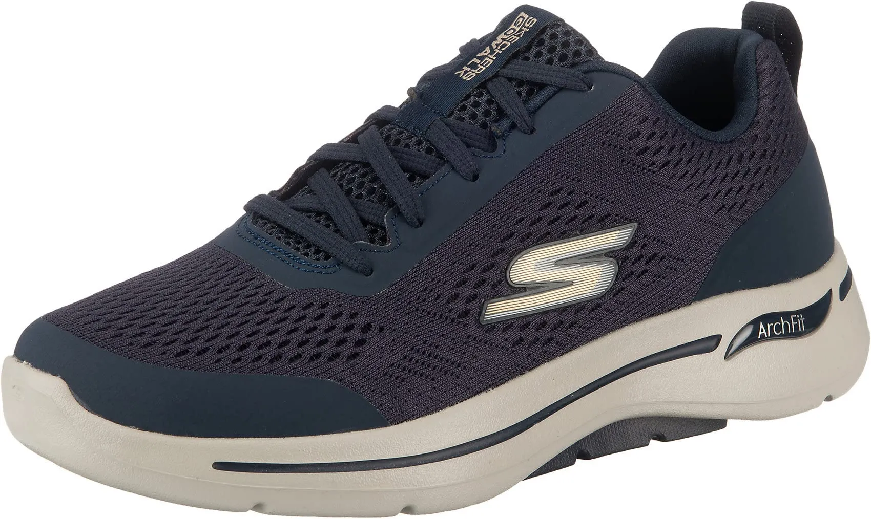 Skechers GO Walk Arch Fit - Scarpe da Ginnastica Uomo Blu Navy