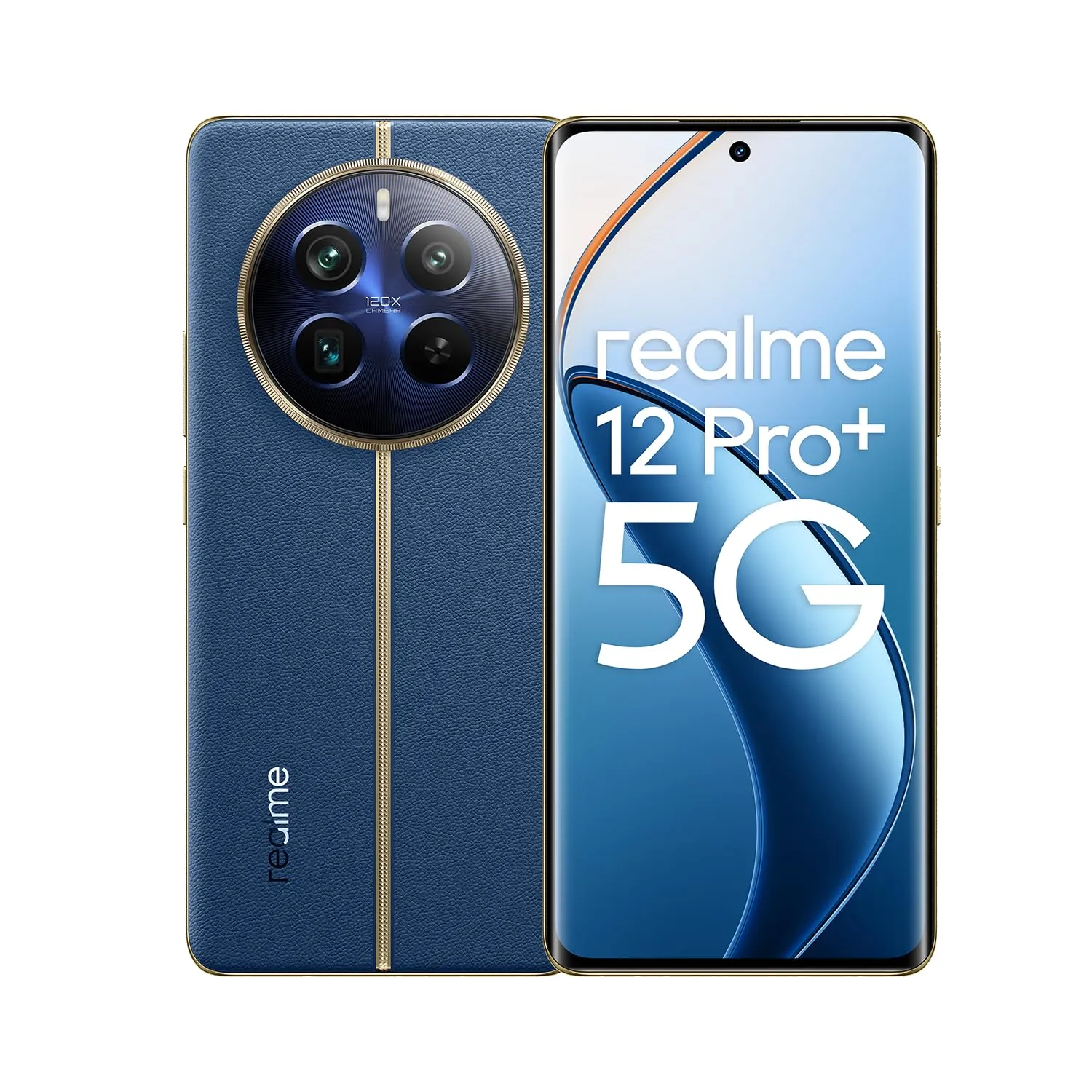 realme Smartphone 12 Pro+ 5G 8 + 256GB, Fotocamera Periscopica per Ritratto, Sony IMX890 OIS, Processore Qualcomm Snapdragon 7s Gen 2 5G, Display curvo da 120Hz, Submarine Blue
