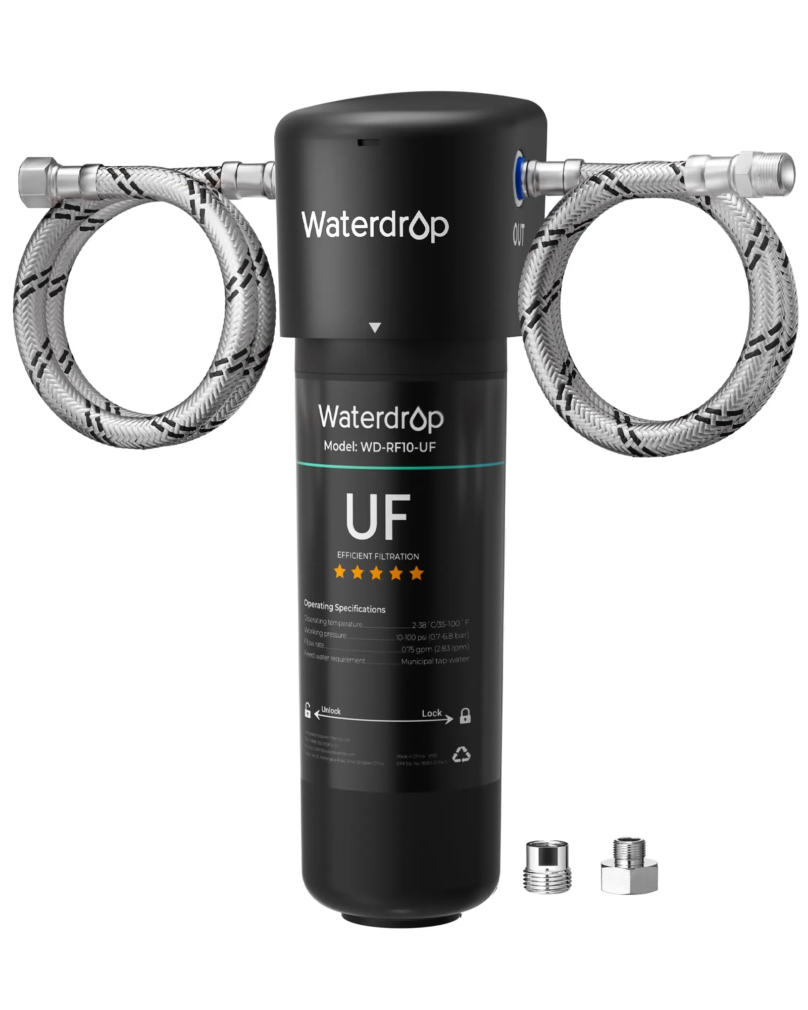 Waterdrop 10UA-UF Sistema di Filtraggio Acqua Sottolavello