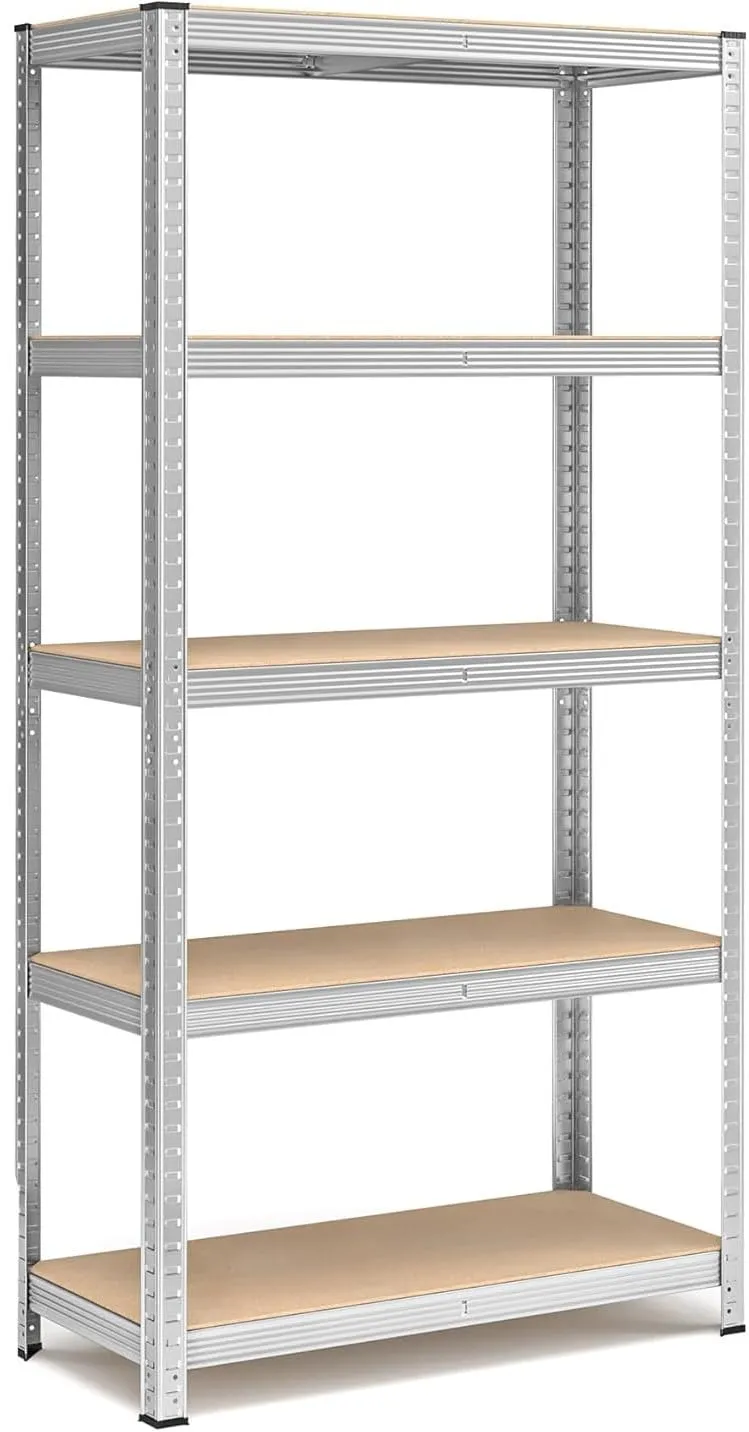 Scaffale in Metallo Zincato Bricodem: Organizzazione e Resistenza per i Tuoi Spazi