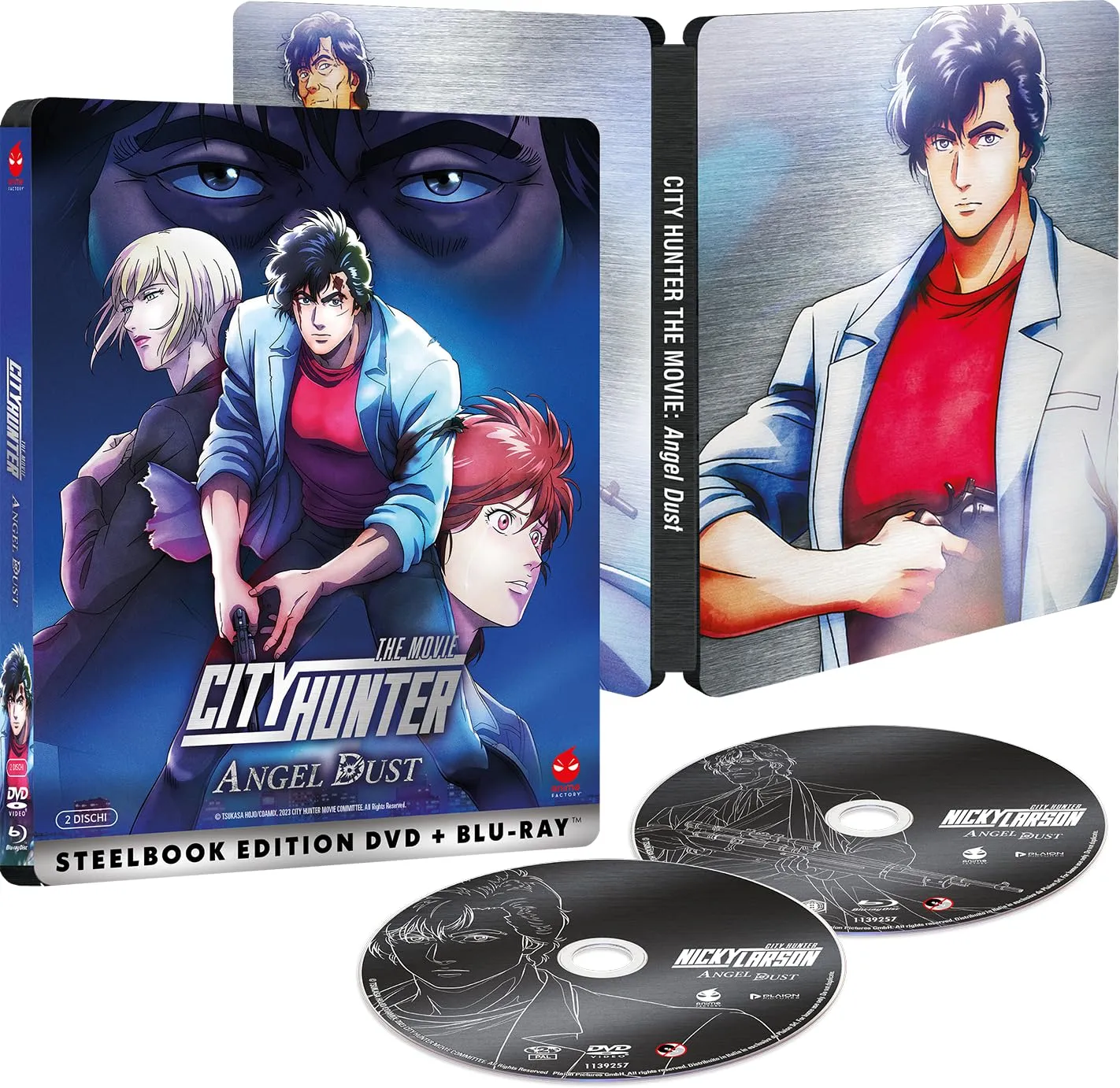 City Hunter The Movie: Angel Dust (Steelbook Blu-ray + DVD) Anime Factory
