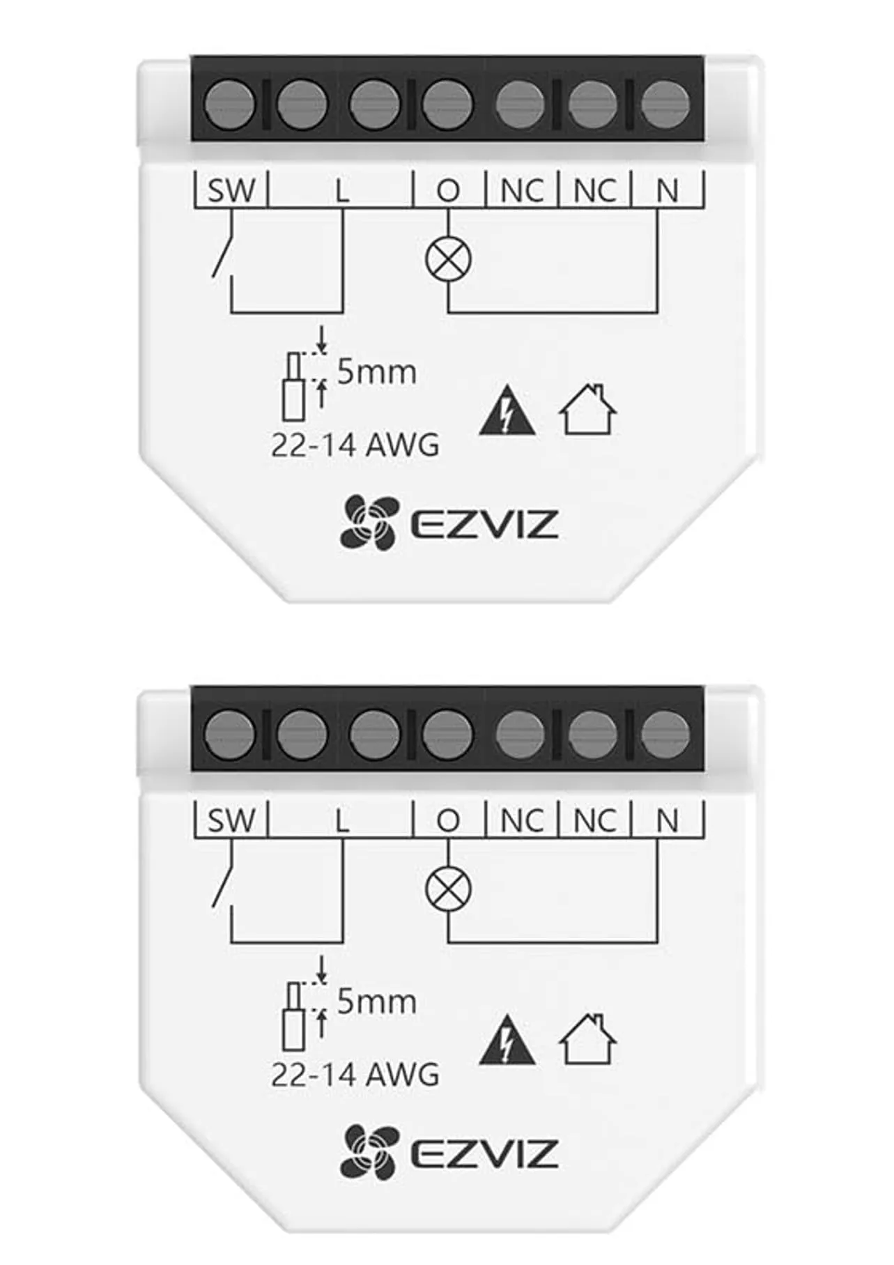 EZVIZ T35W Relè WiFi per Domotica Smart, Bianco