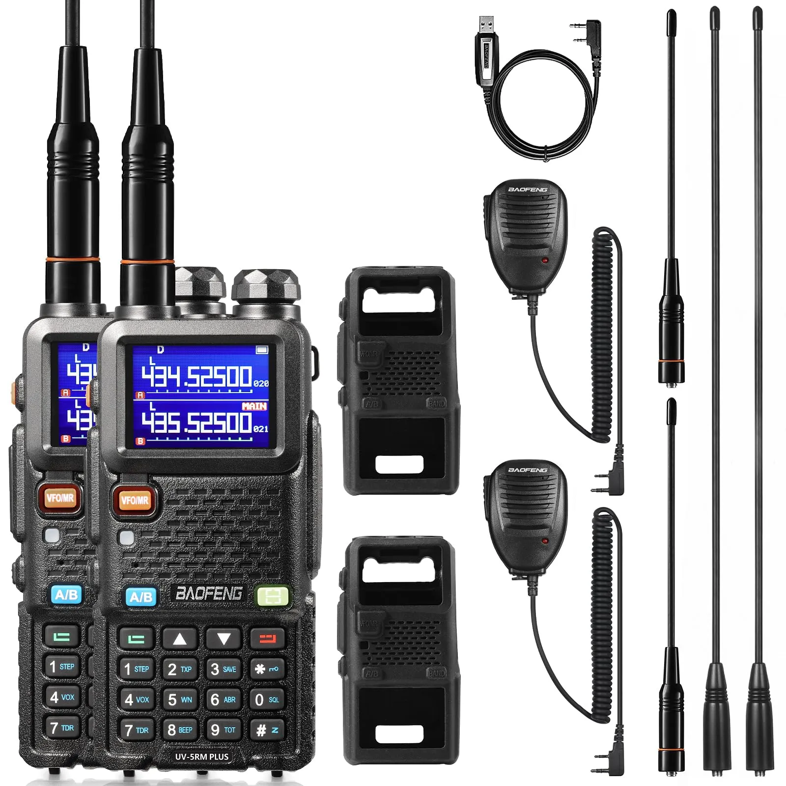 Baofeng UV-5RM Plus 10W Radio Amatoriale Dual Band VHF/UHF