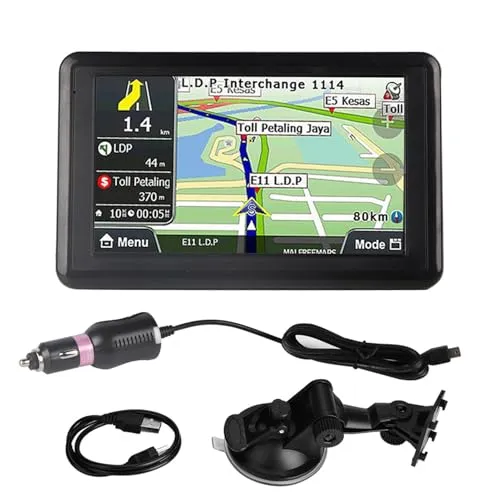 Navigatore GPS universale per auto e camion 5 pollici