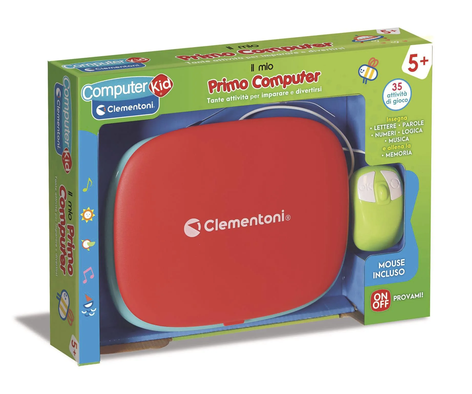 Clementoni Sapientino - Il Mio Primo Computer, Gioco Educativo Interattivo per Bambini