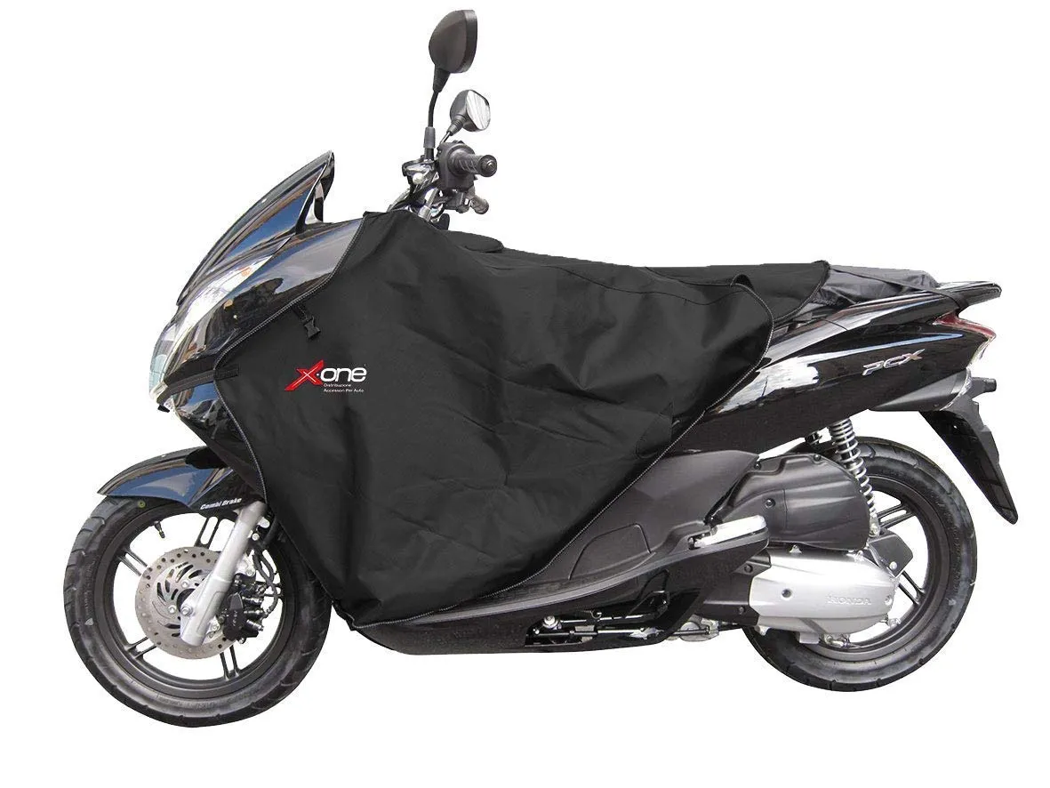 Coprigambe Universale Felpato Impermeabile per Scooter e Moto con Pettorina Integrata XONE ACCESSORI S.R.L.