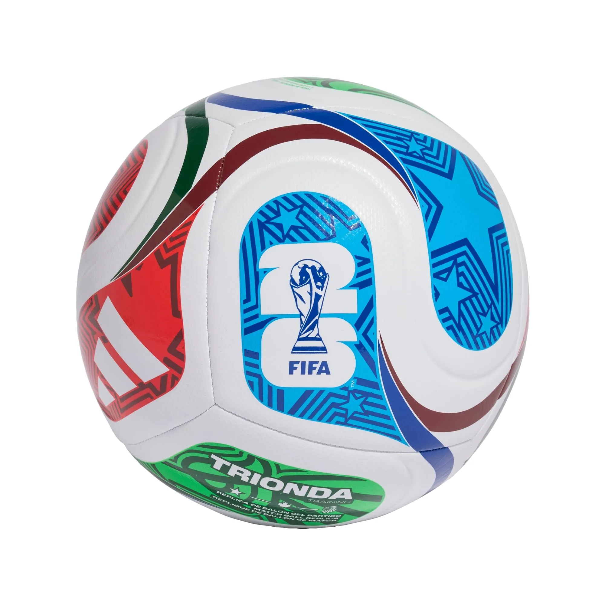 adidas FIFA World Cup 26 Trionda - Palla da allenamento unisex per adulti, colore: bianco