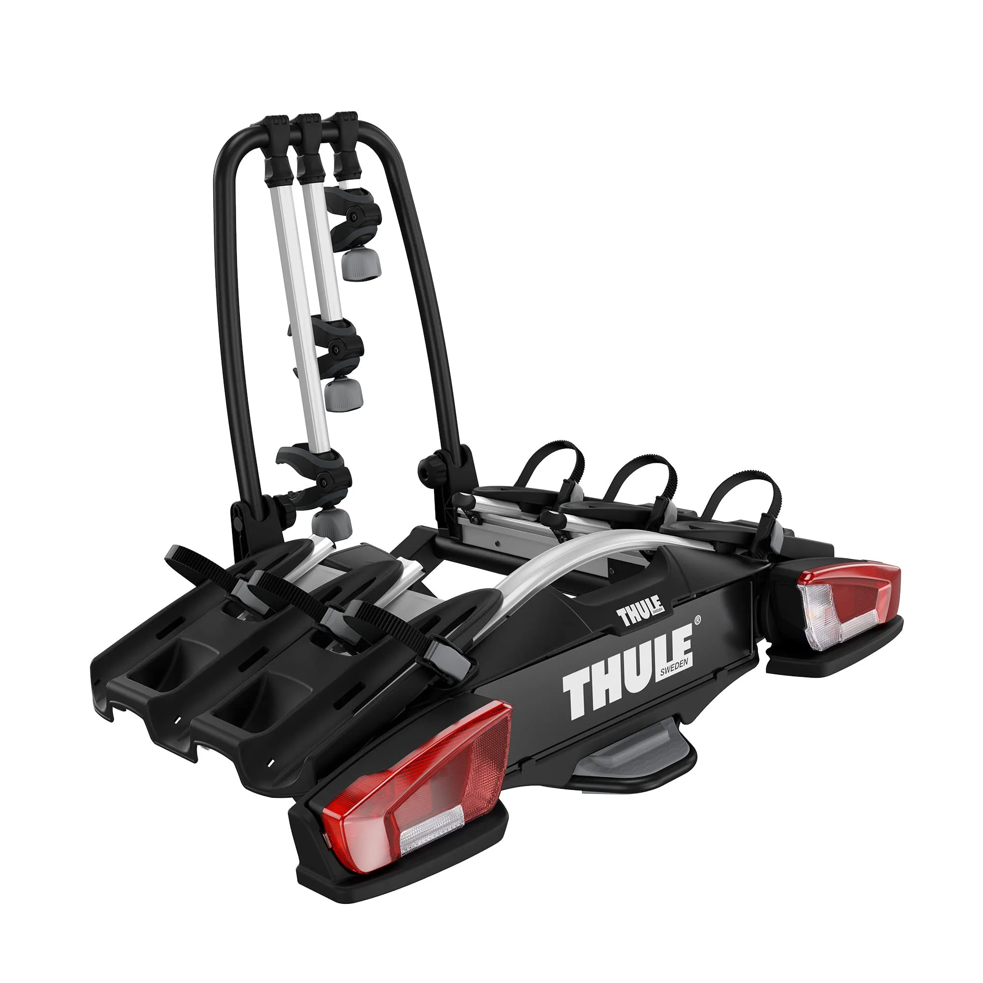 Thule VeloCompact 927 - Portabiciclette da Gancio Traino per 3 Bici