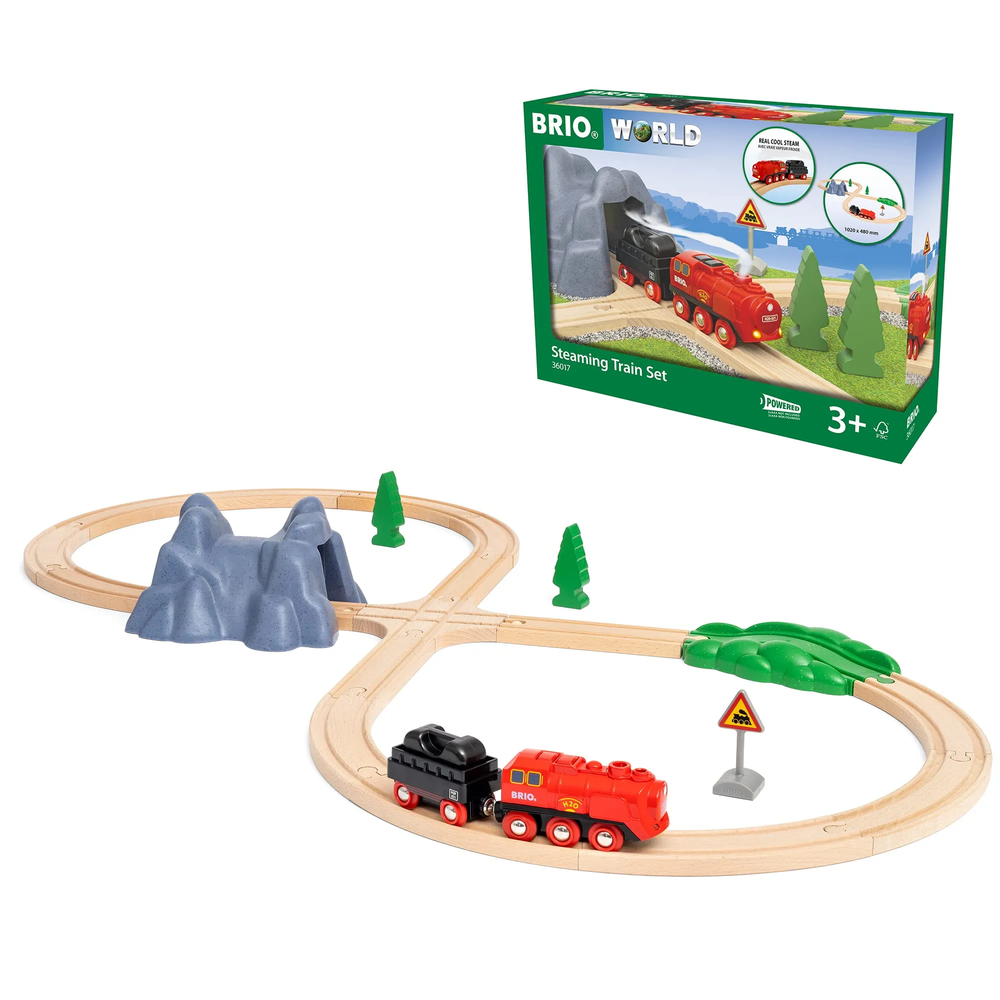 BRIO World - Treno a Vapore con Vagone Cisterna