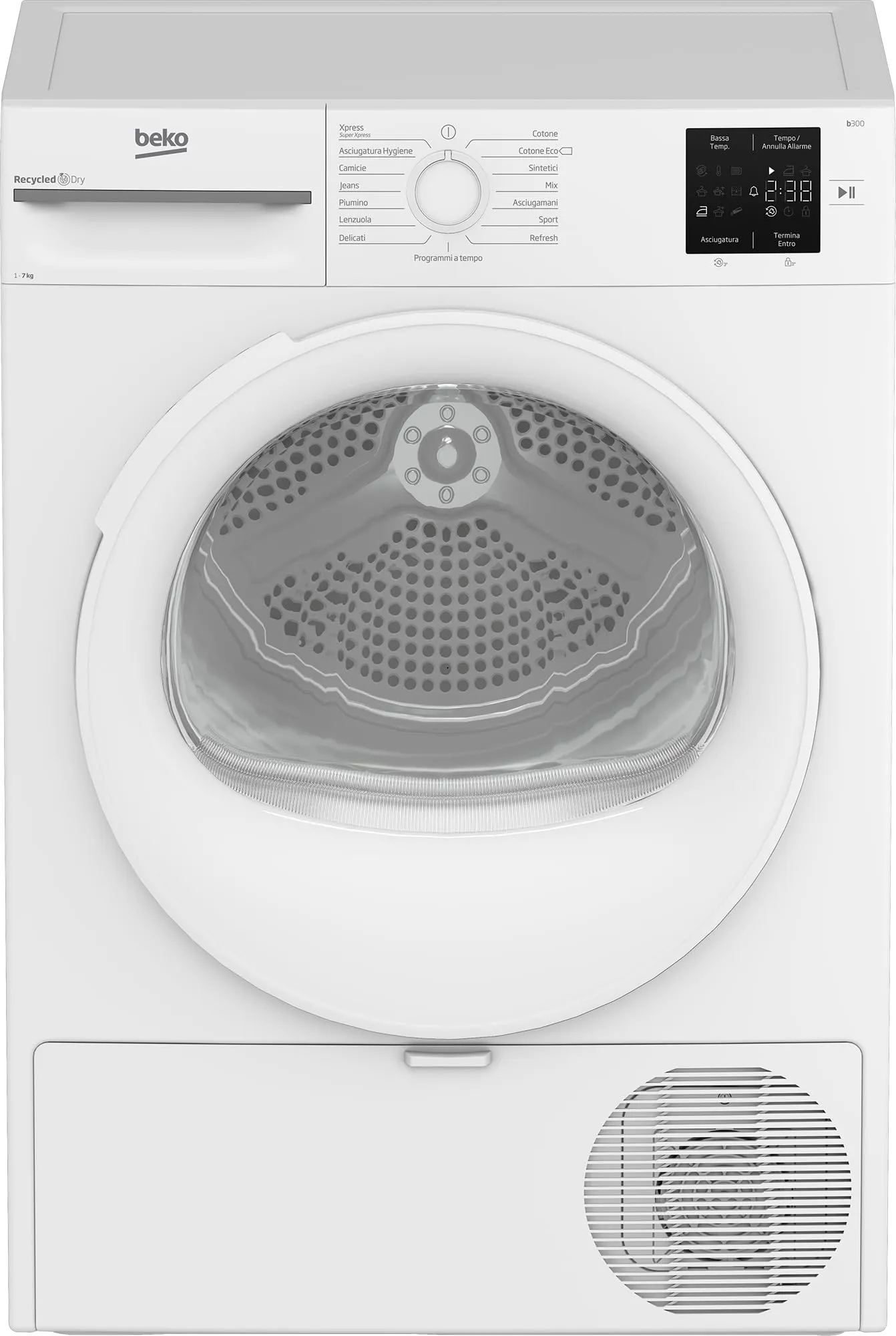 Beko AMBMTS372W Asciugatrice Slim a Pompa di Calore