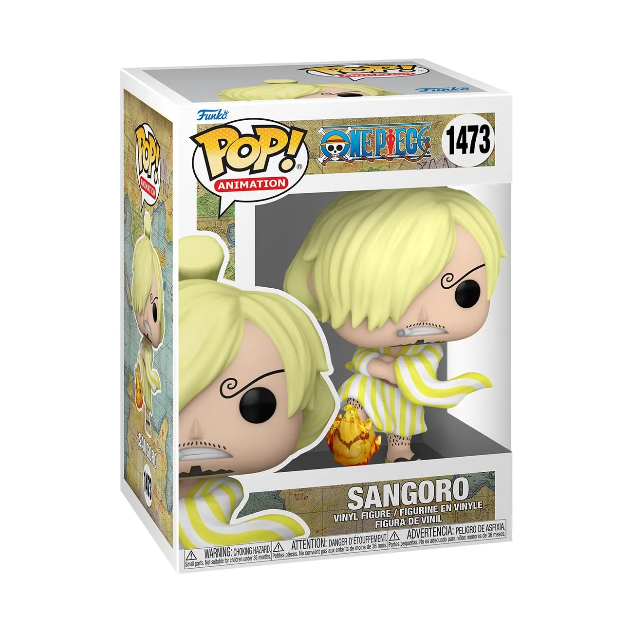 Funko Pop! Animation: One Piece - Vinsmoke Sanji - Sangoro - (Wano) - Figura in Vinile da Collezione