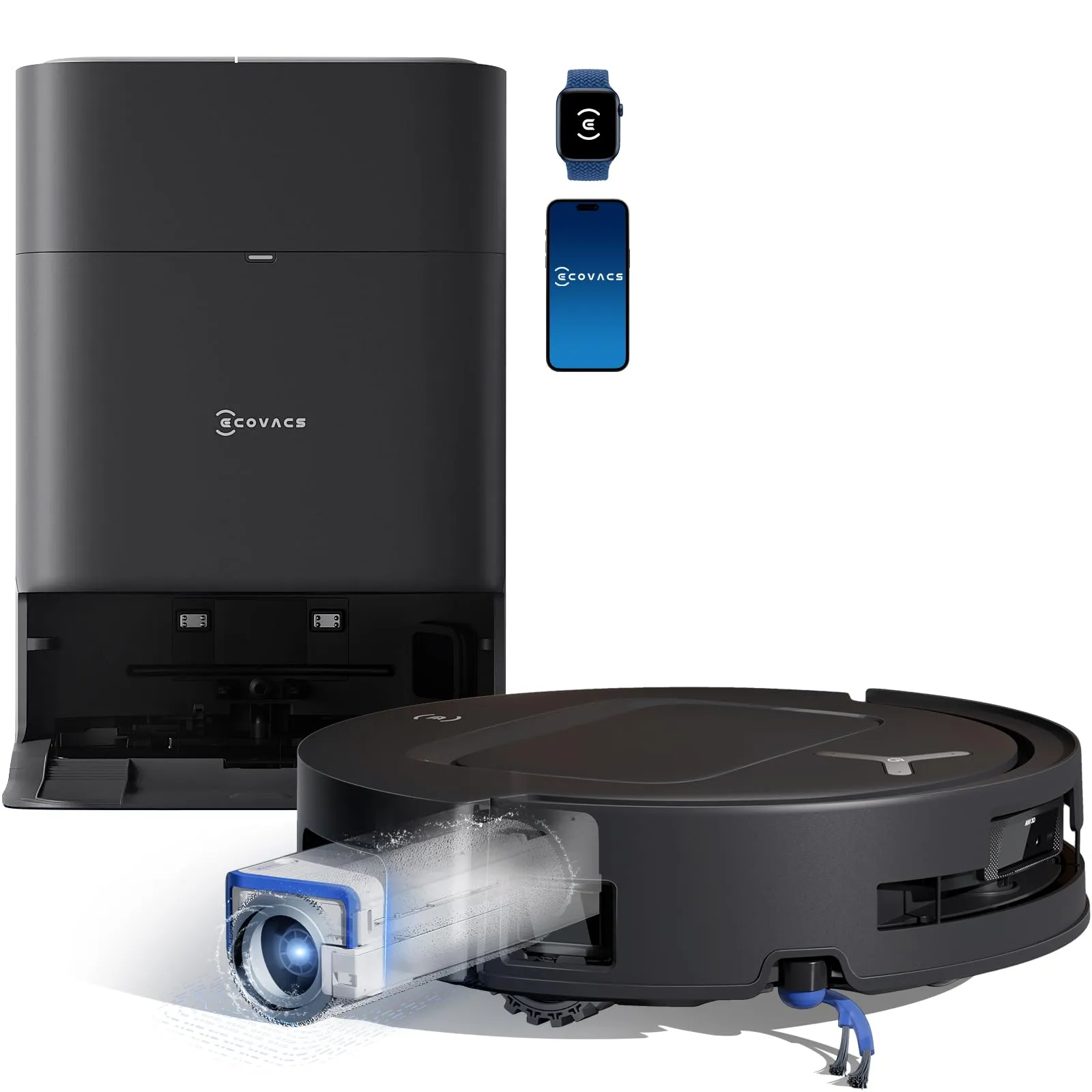Ecovacs Deebot T80 Omni Robot Aspirapolvere Lavapavimenti