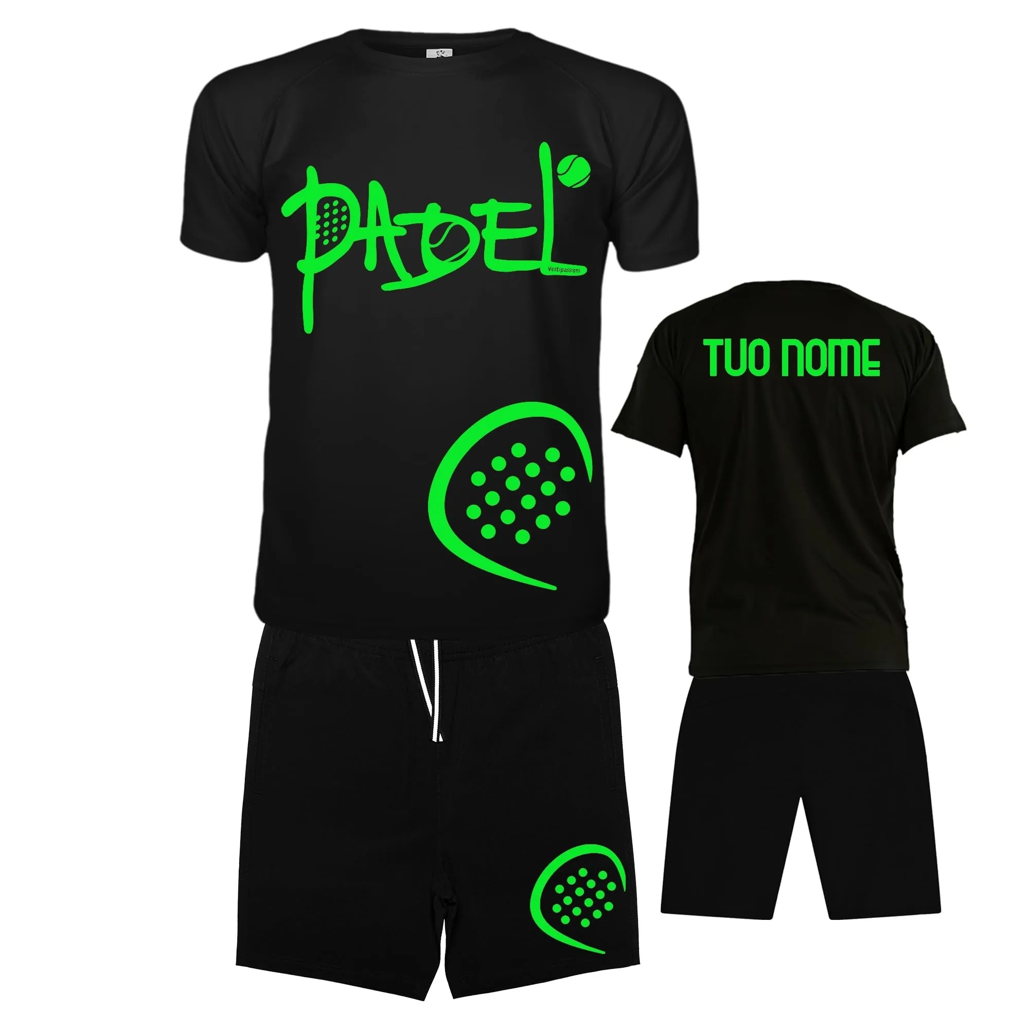 Vestipassioni Completo Padel Uomo Personalizzabile