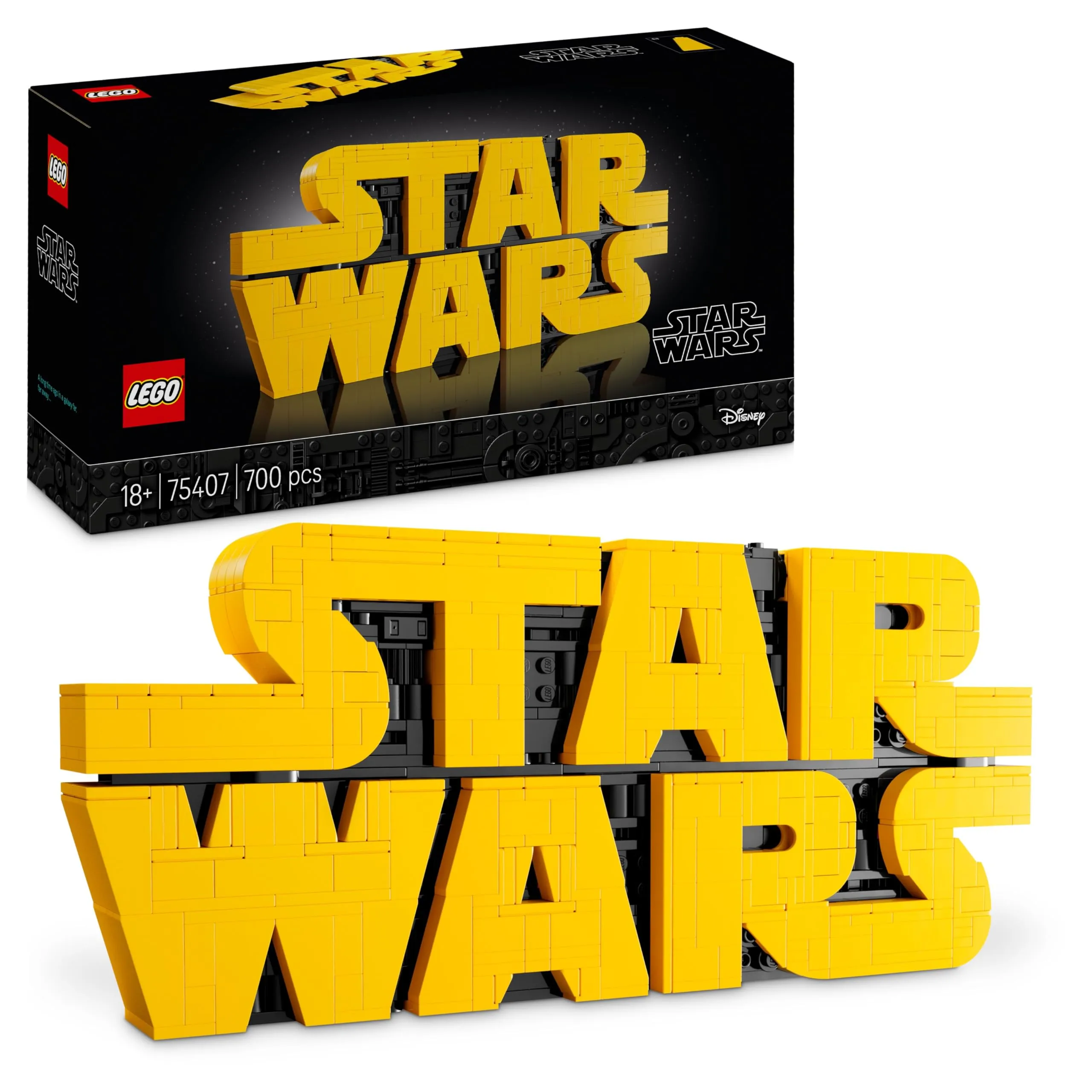 LEGO Star Wars 75495 Logo Star Wars in Mattoncini