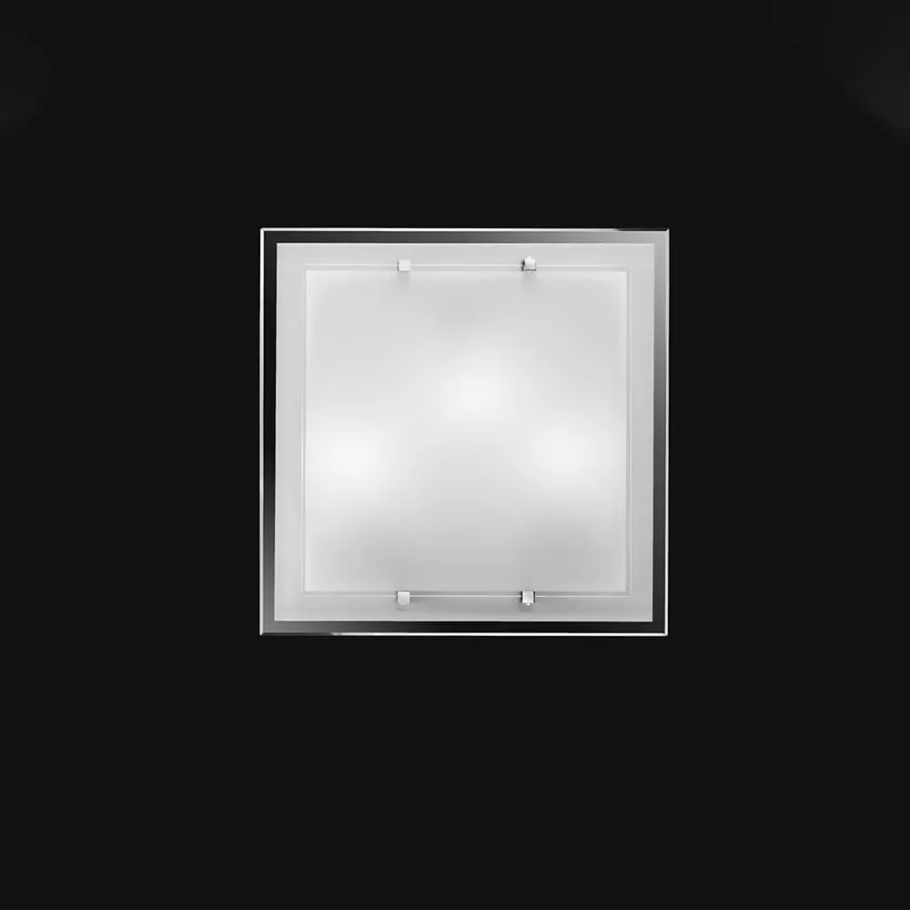 Plafoniera LED da Soffitto/Parete Perenz 5744 Vetro Bianco