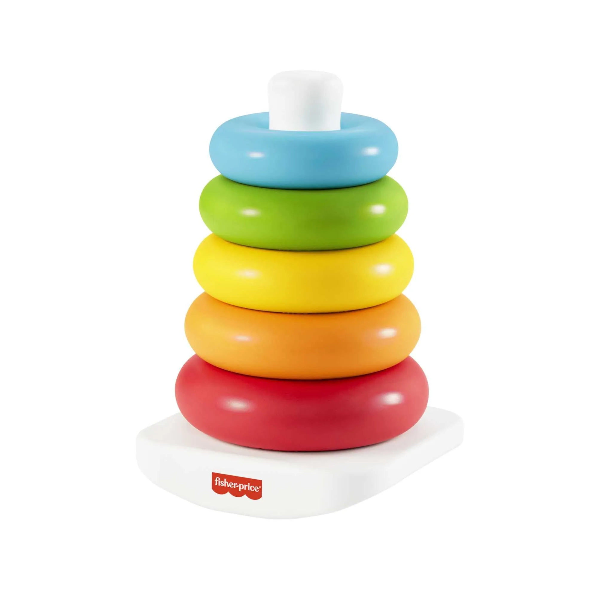 Fisher-Price Piramide 5 Anelli Impilabili con Base Oscillante